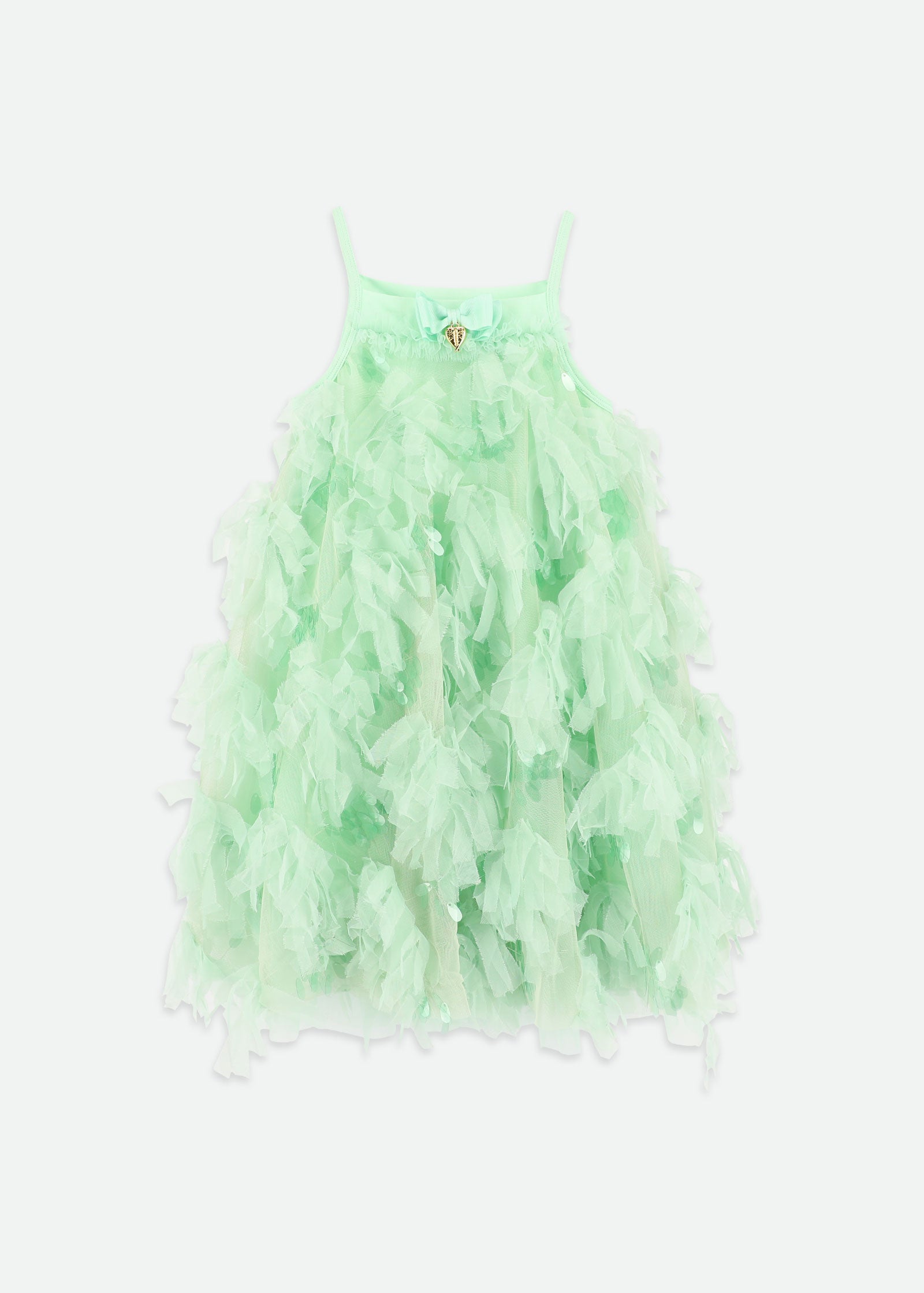 Palma 3D Tulle and Sequin Dress Mint