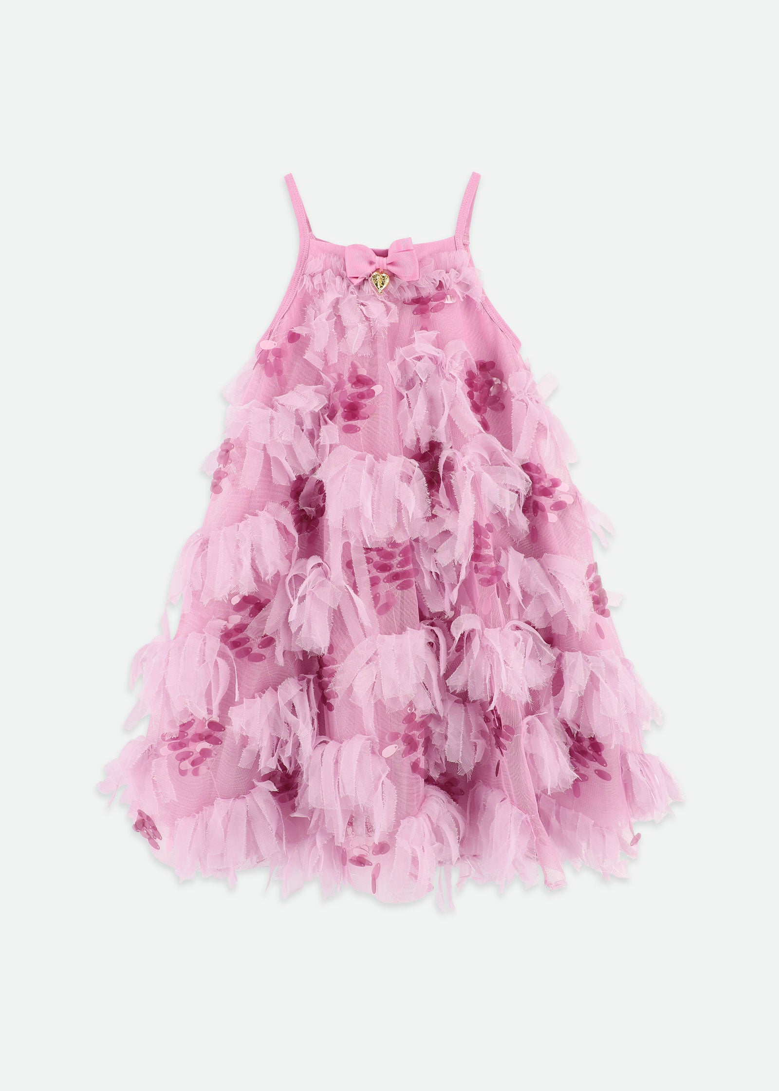 Palma 3D Tulle and Sequin Dress Orchid