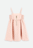 Papillon Tiny Flower Jacquard Dress Blush Pink