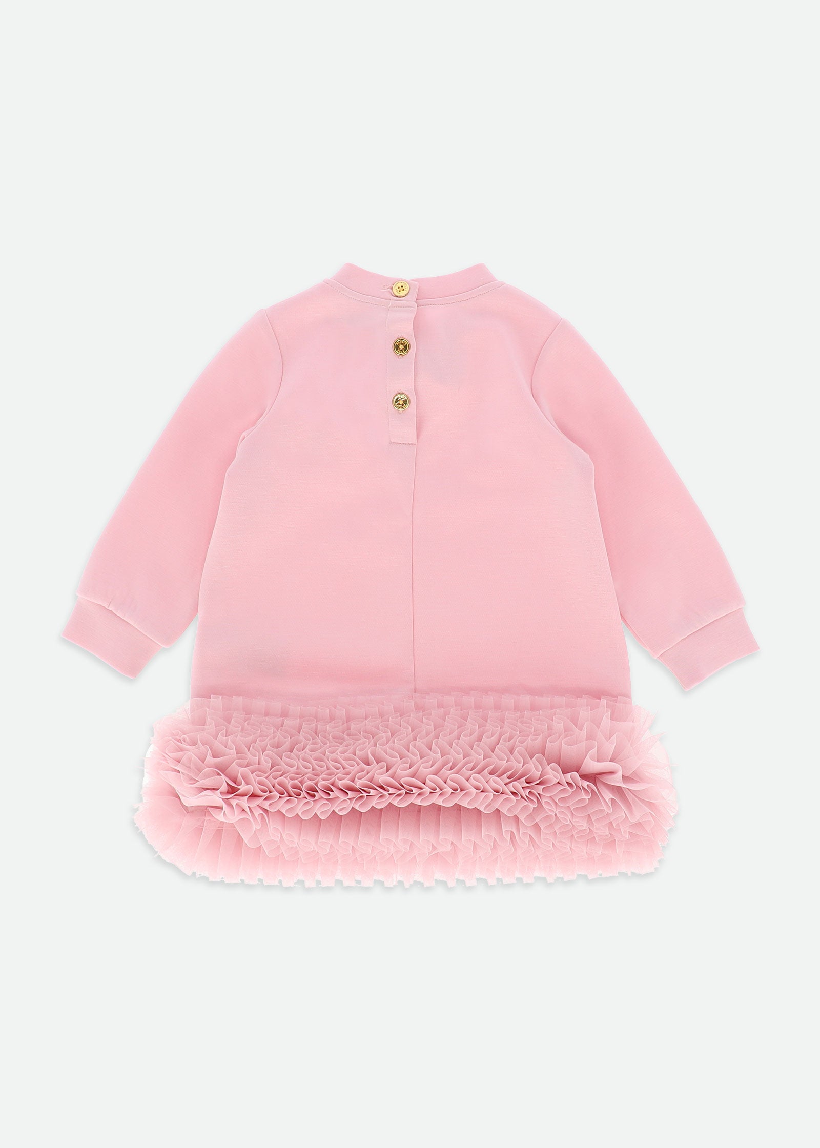 Patricia Tulle Hem Baby Dress Pink