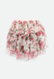 Patsy Roses Tulle Skirt Pink