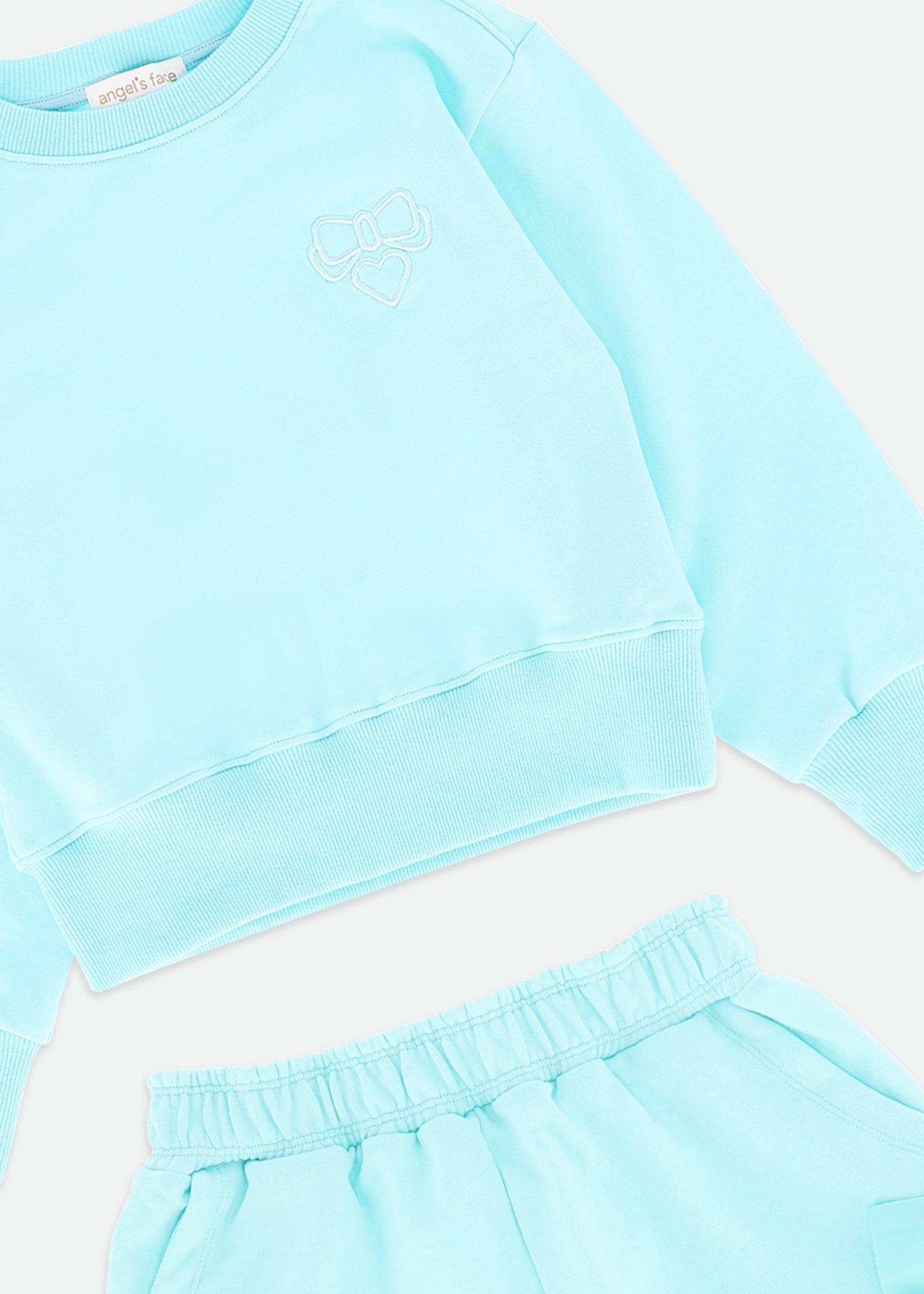 Paulette Top and Shorts Aqua Marine