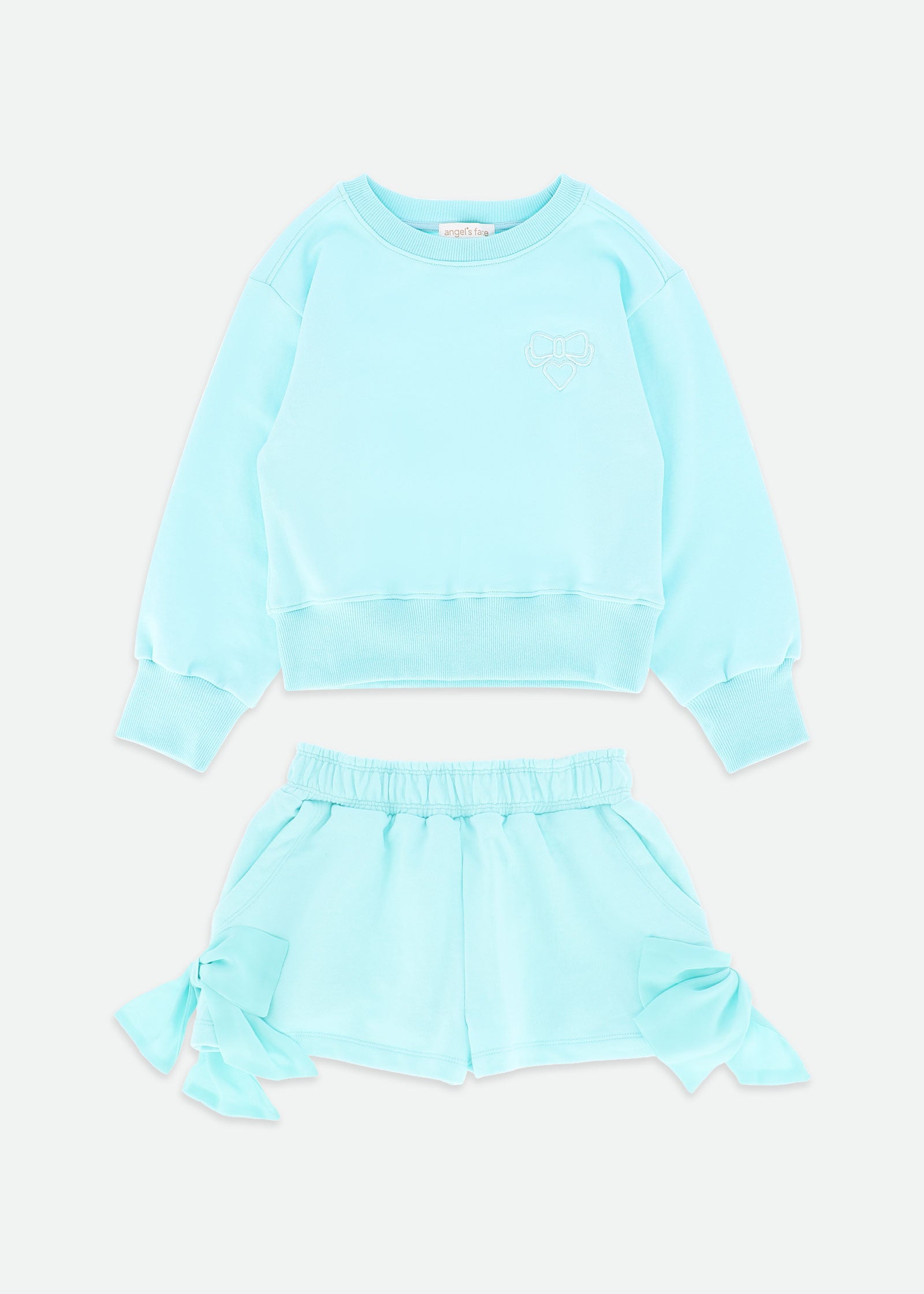 Paulette Top and Shorts Aqua Marine