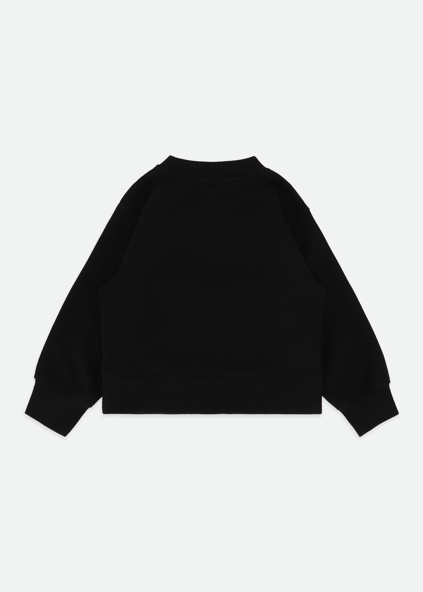 Paula Sweat With Leopard Tulle Bow Black
