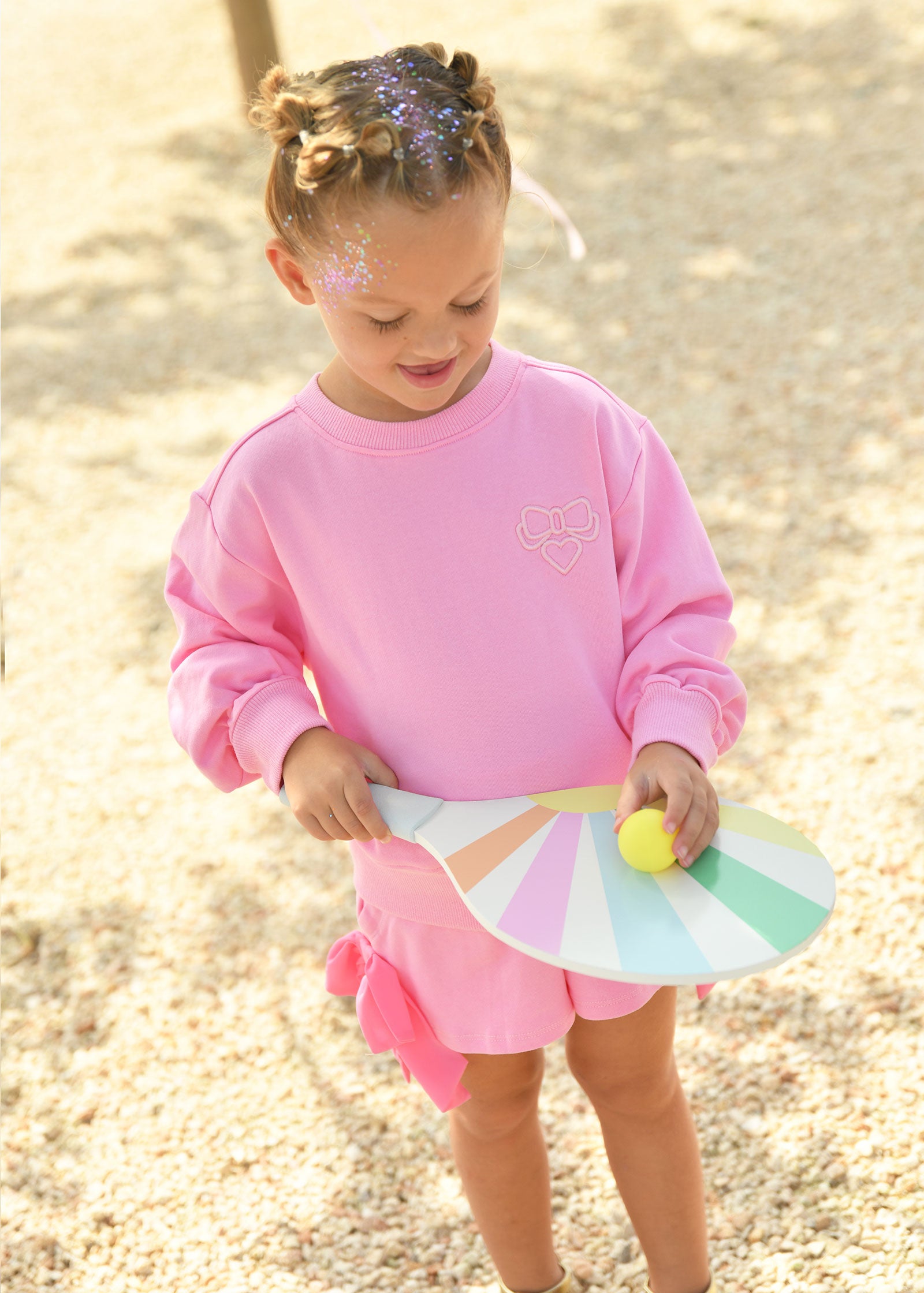 Paulette Top and Shorts Set Begonia Pink