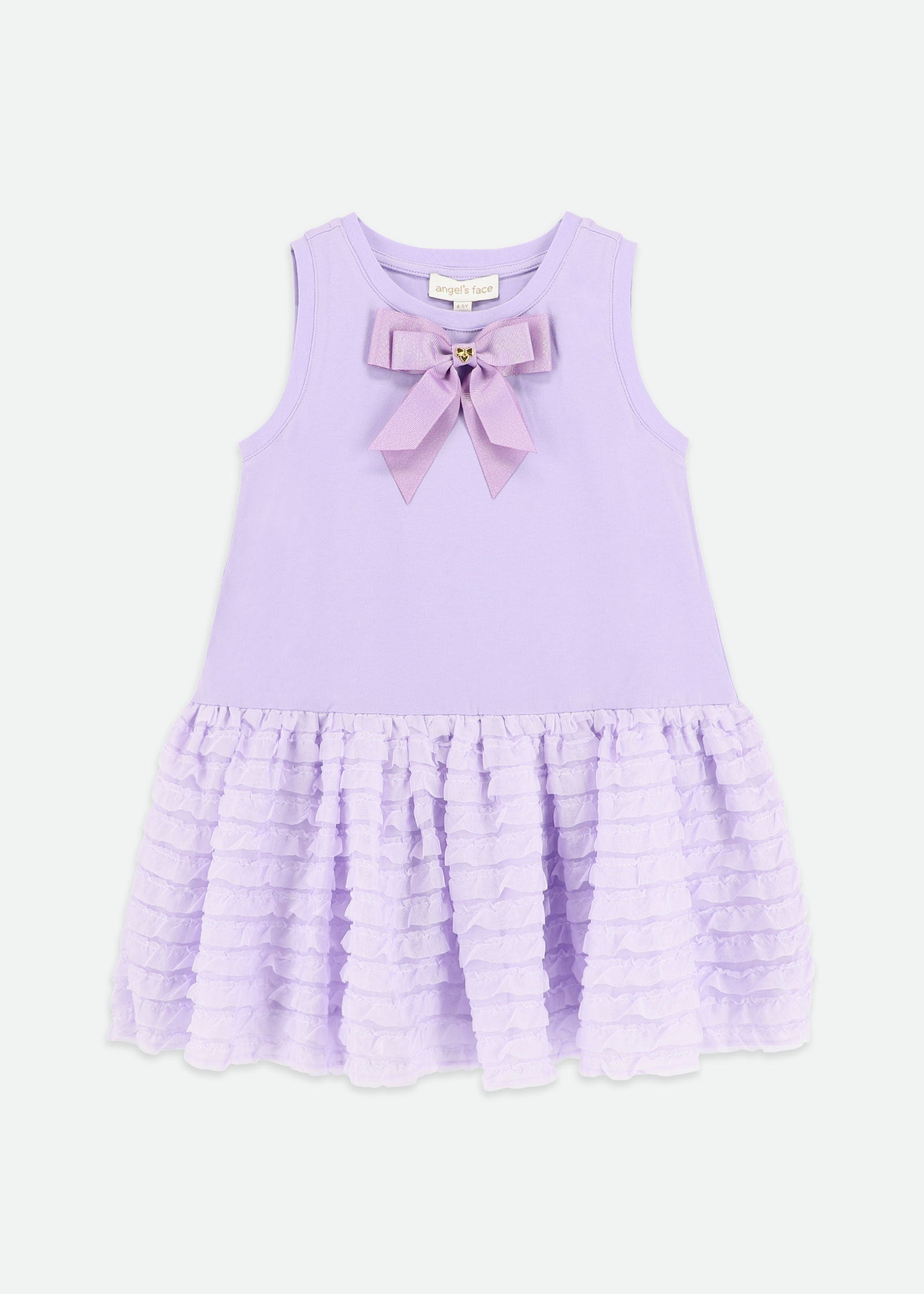 Penelope Tee Dress With Frilly Skirt Lavender