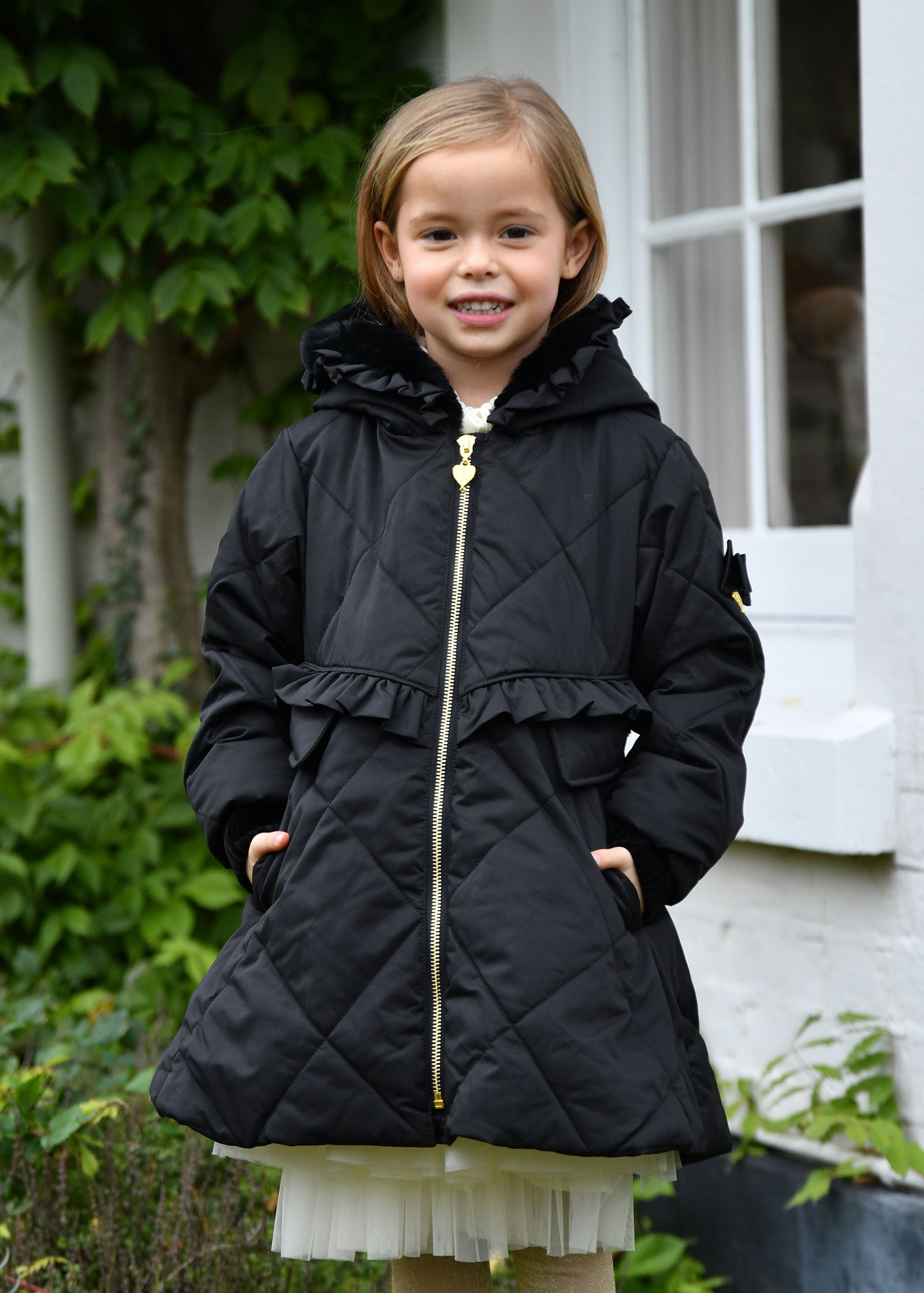 Peppa Coat Black Angel s Face