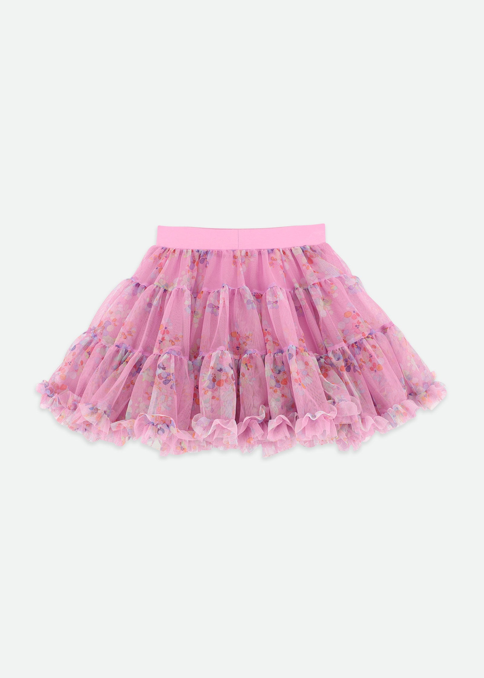 Pixie Splash Flower Tutu Skirt Orchid