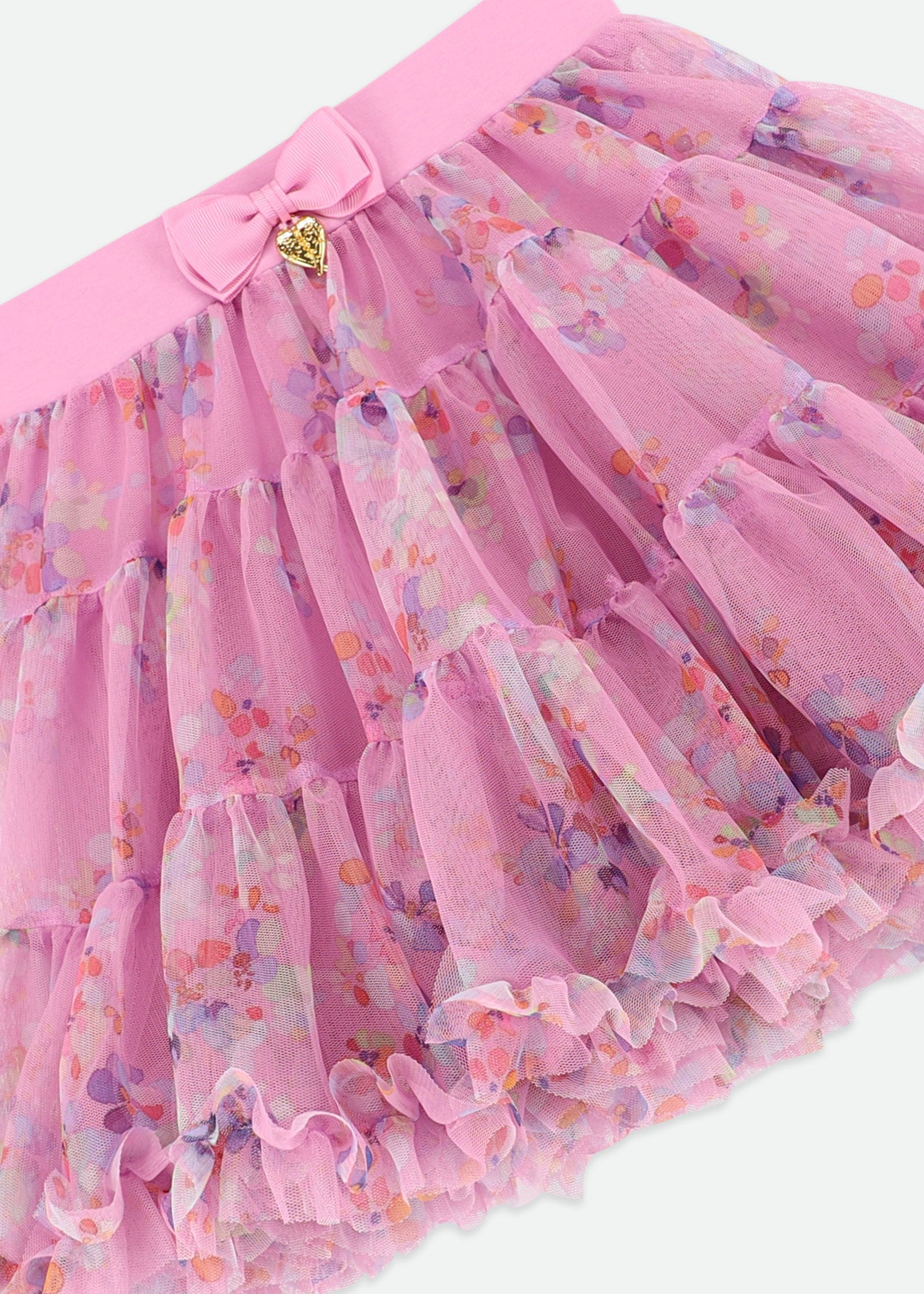 Pixie Splash Flower Tutu Skirt Orchid