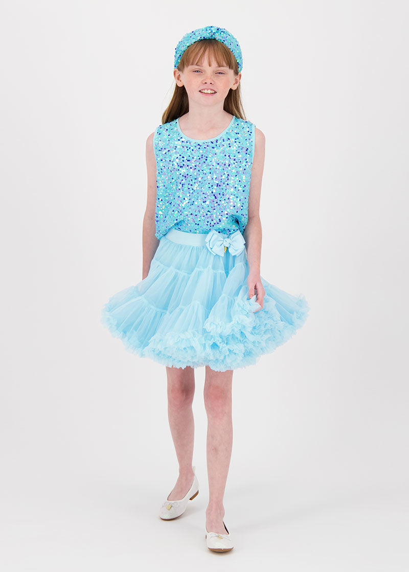 Pixie Tutu Skirt Aqua