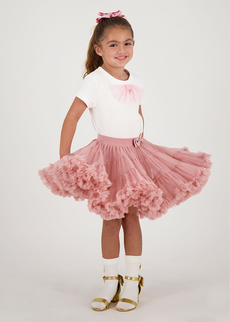 Pixie Tutu Skirt Tea Rose