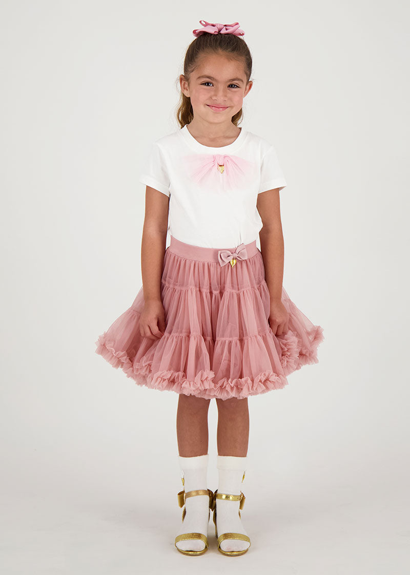 Pixie Tutu Skirt Tea Rose