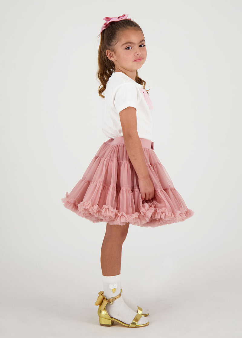 Pixie Tutu Skirt Tea Rose