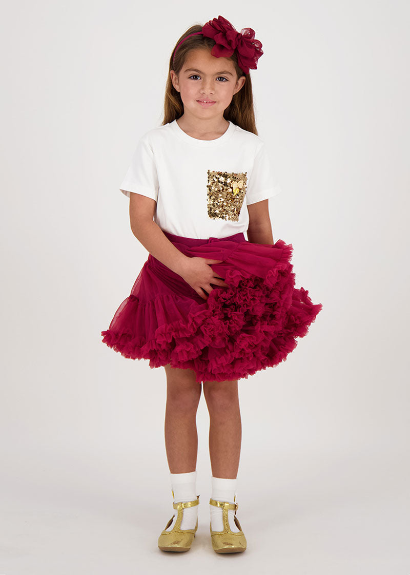 Pixie Tutu Skirt Tibetan Red