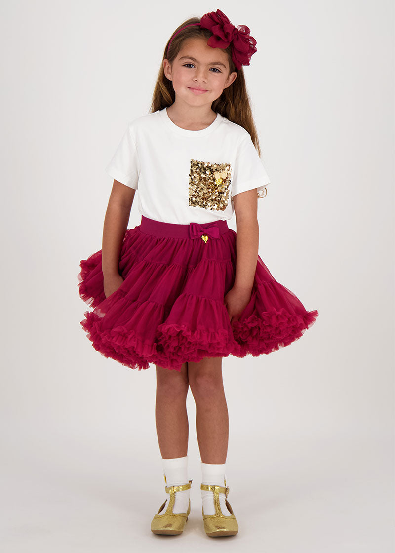 Pixie Tutu Skirt Tibetan Red