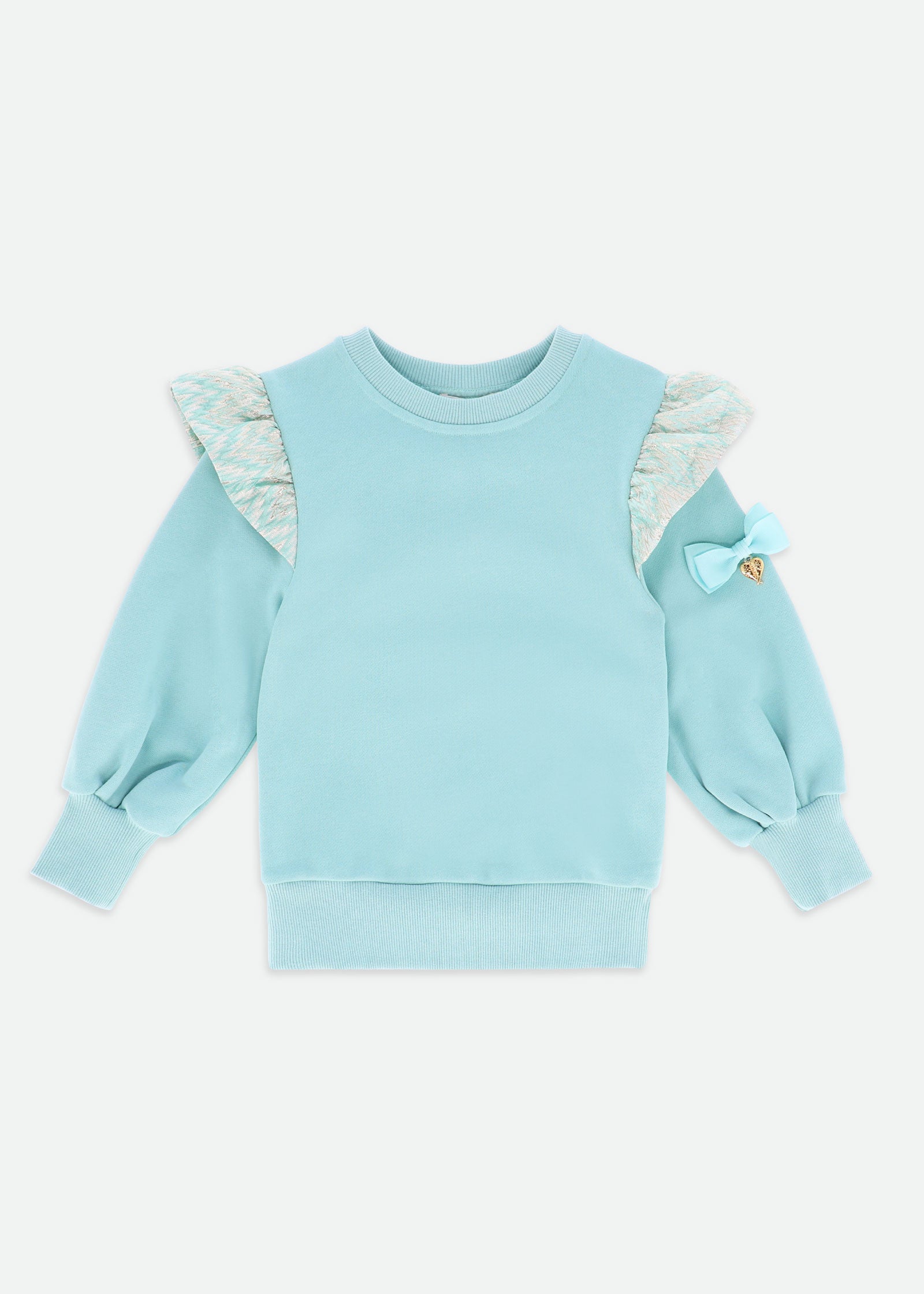 Posh Sweat Top Porcelain Blue