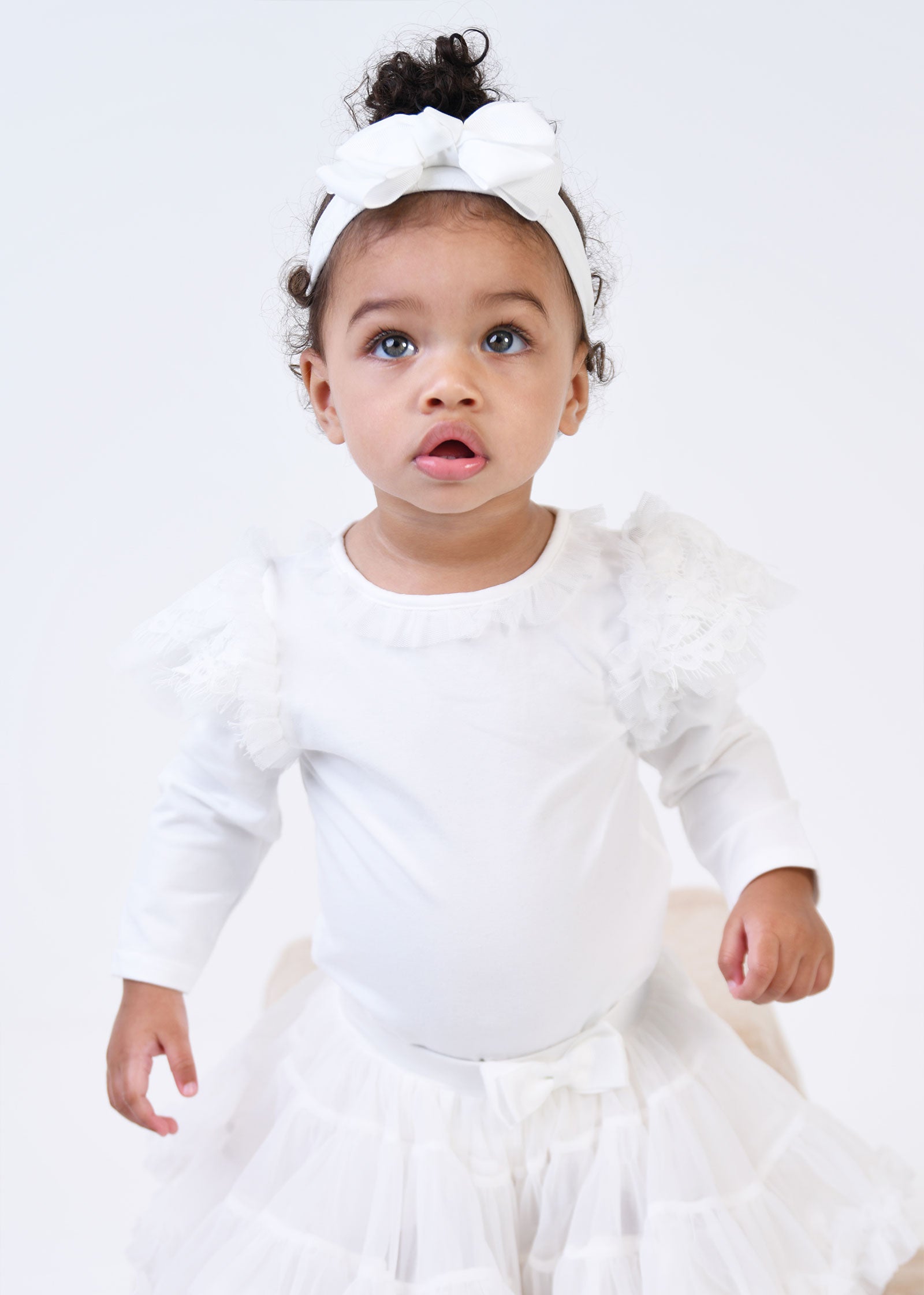 Primrose Lace Trim Babygrow Snowdrop