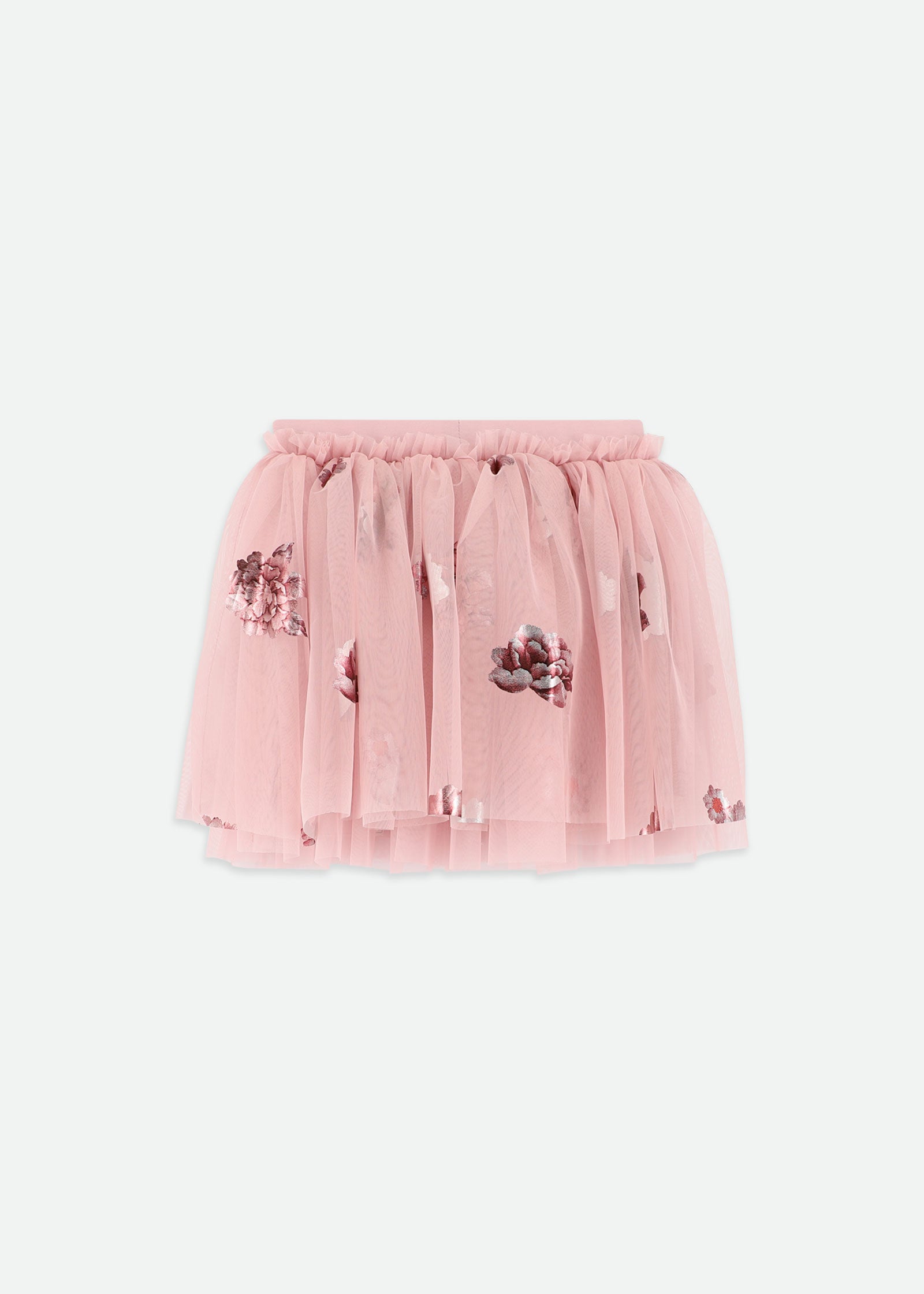 Princess Foil Print Skirt Vintage Pink