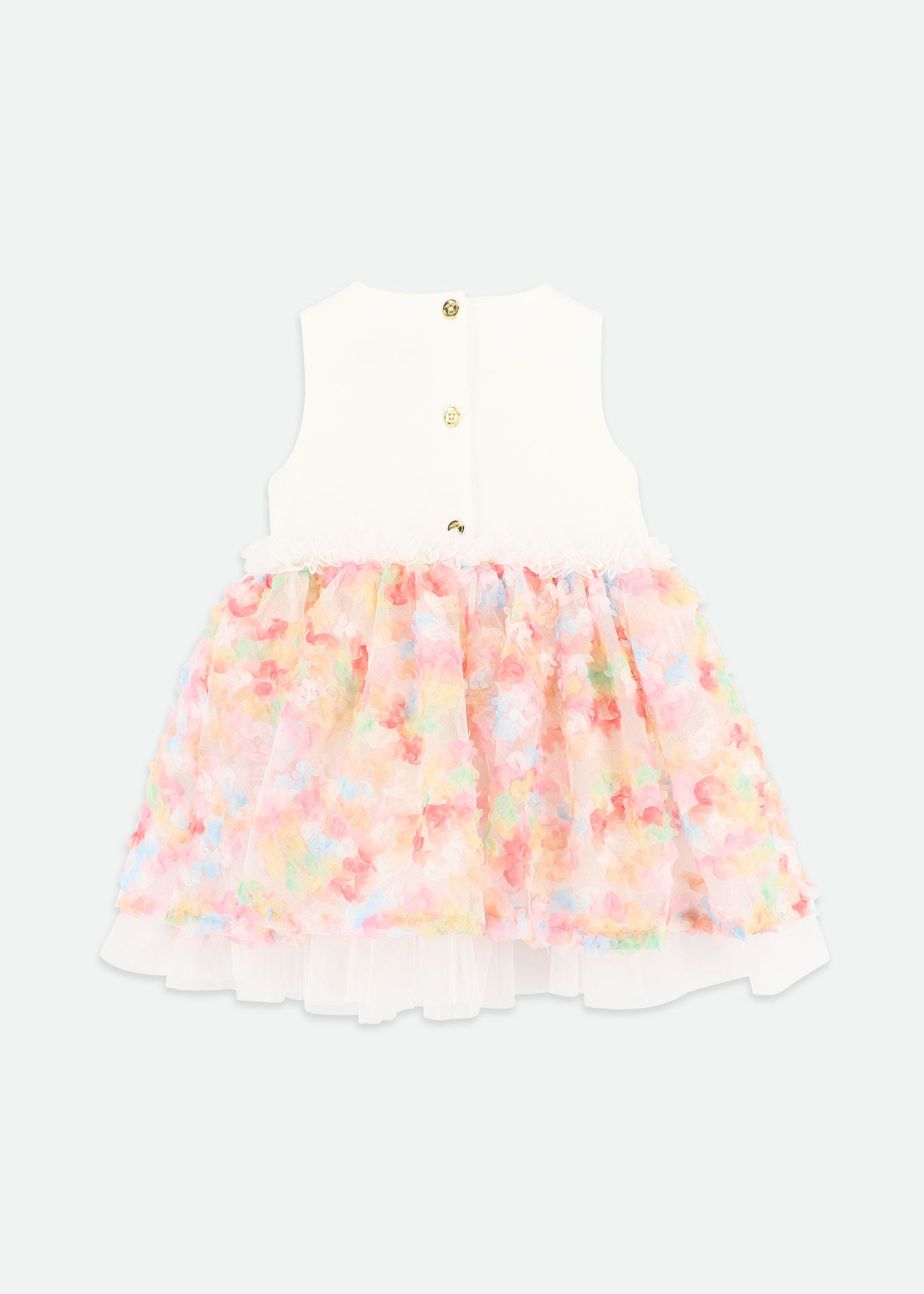 ReeRee Confetti Baby Dress Snowdrop/Multi