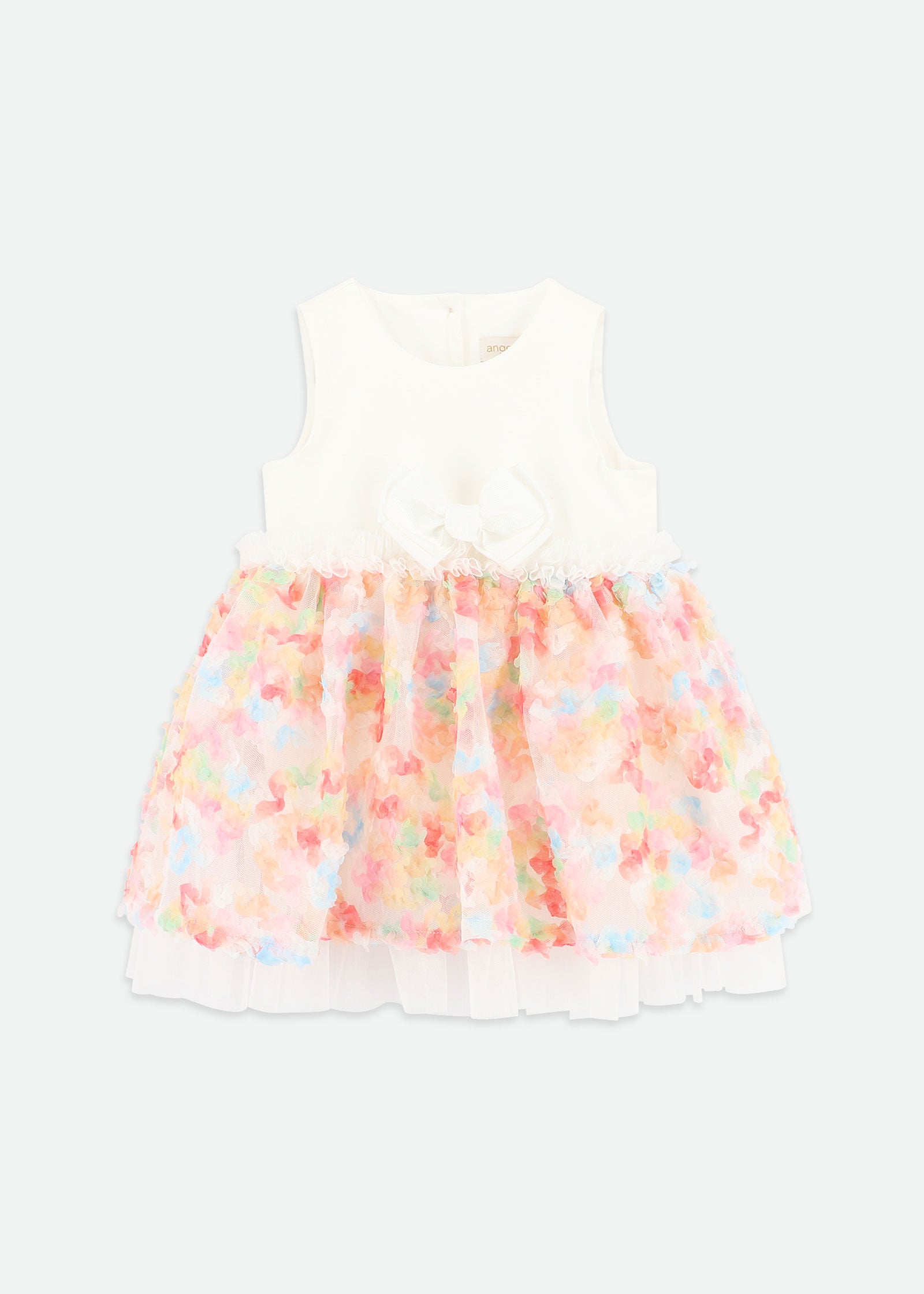 ReeRee Confetti Baby Dress Snowdrop/Multi