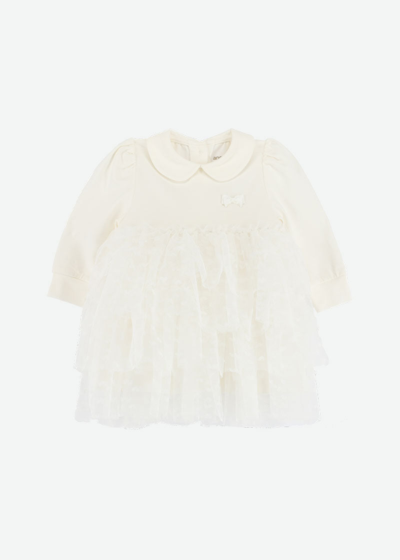 Rylee Baby Tulle Dress Snowdrop