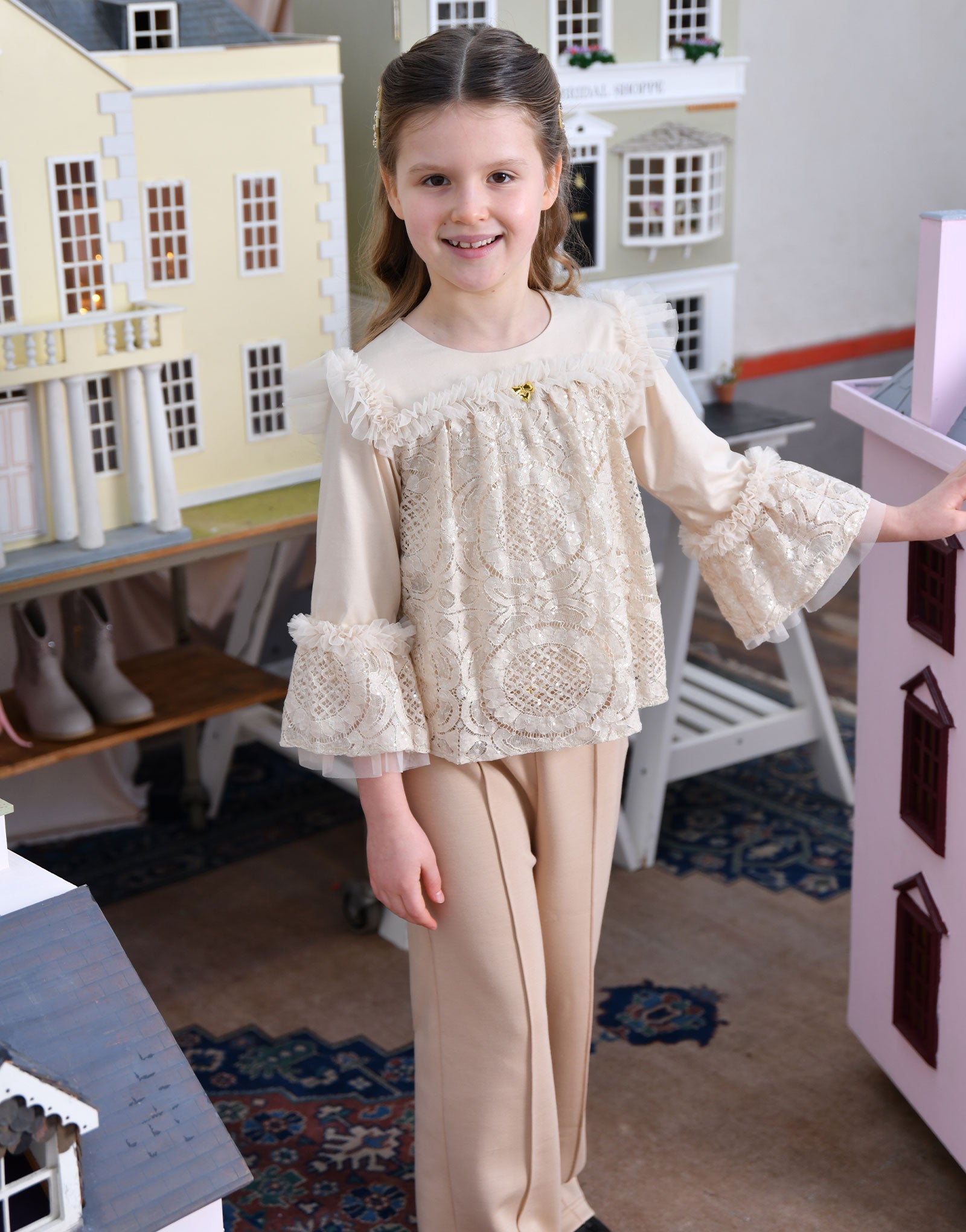 Risa Bootleg Trouser Caramel