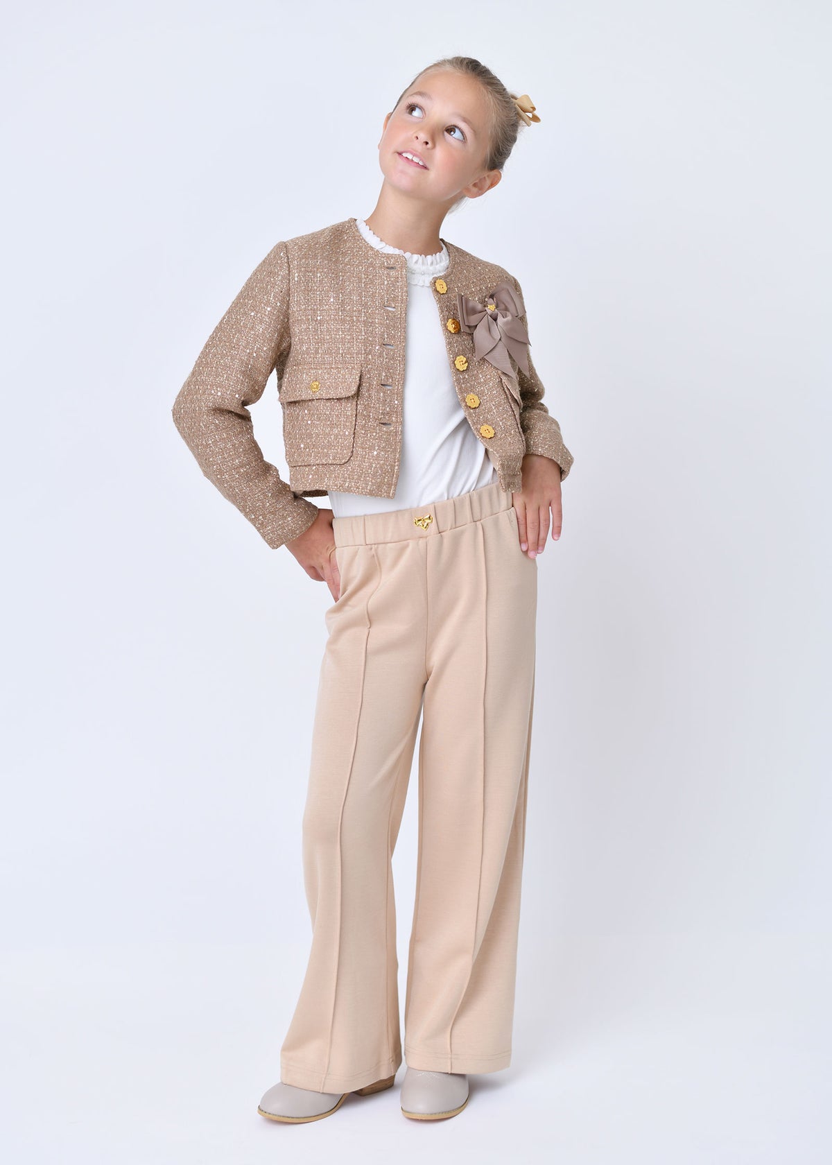 Risa Bootleg Trouser Caramel
