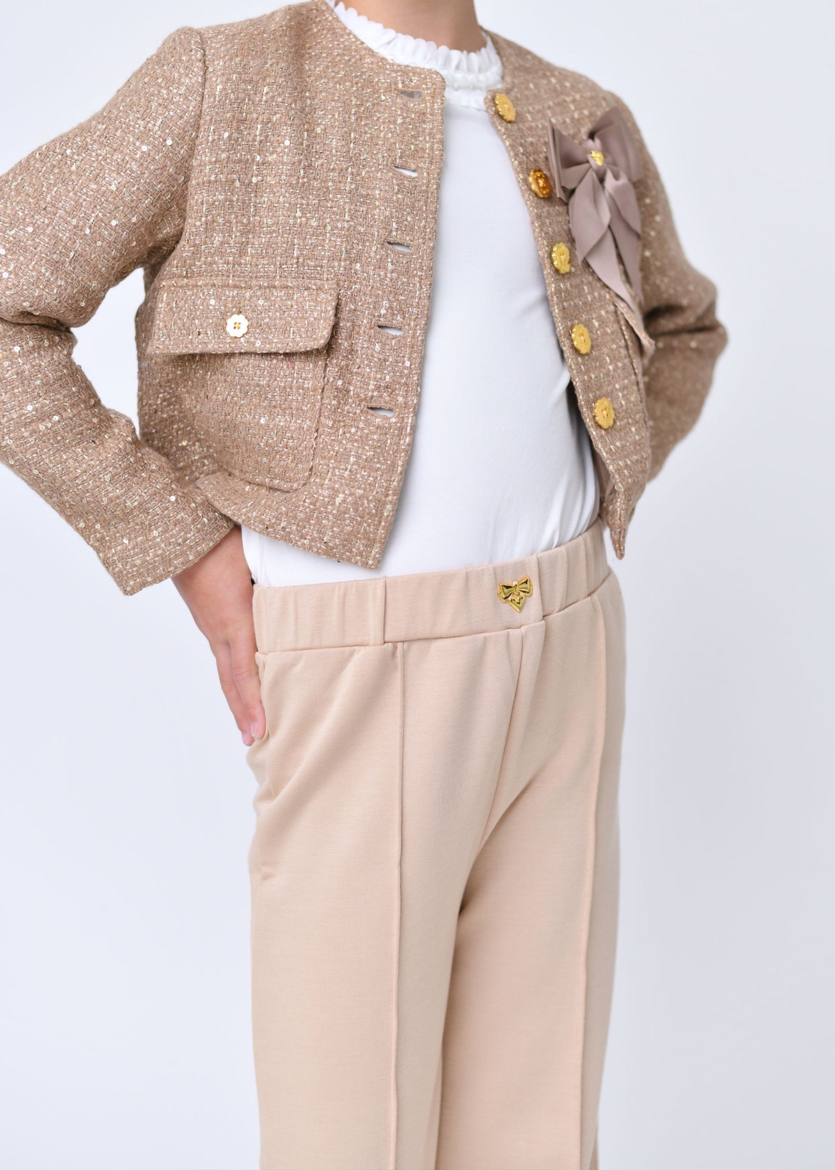 Risa Bootleg Trouser Caramel