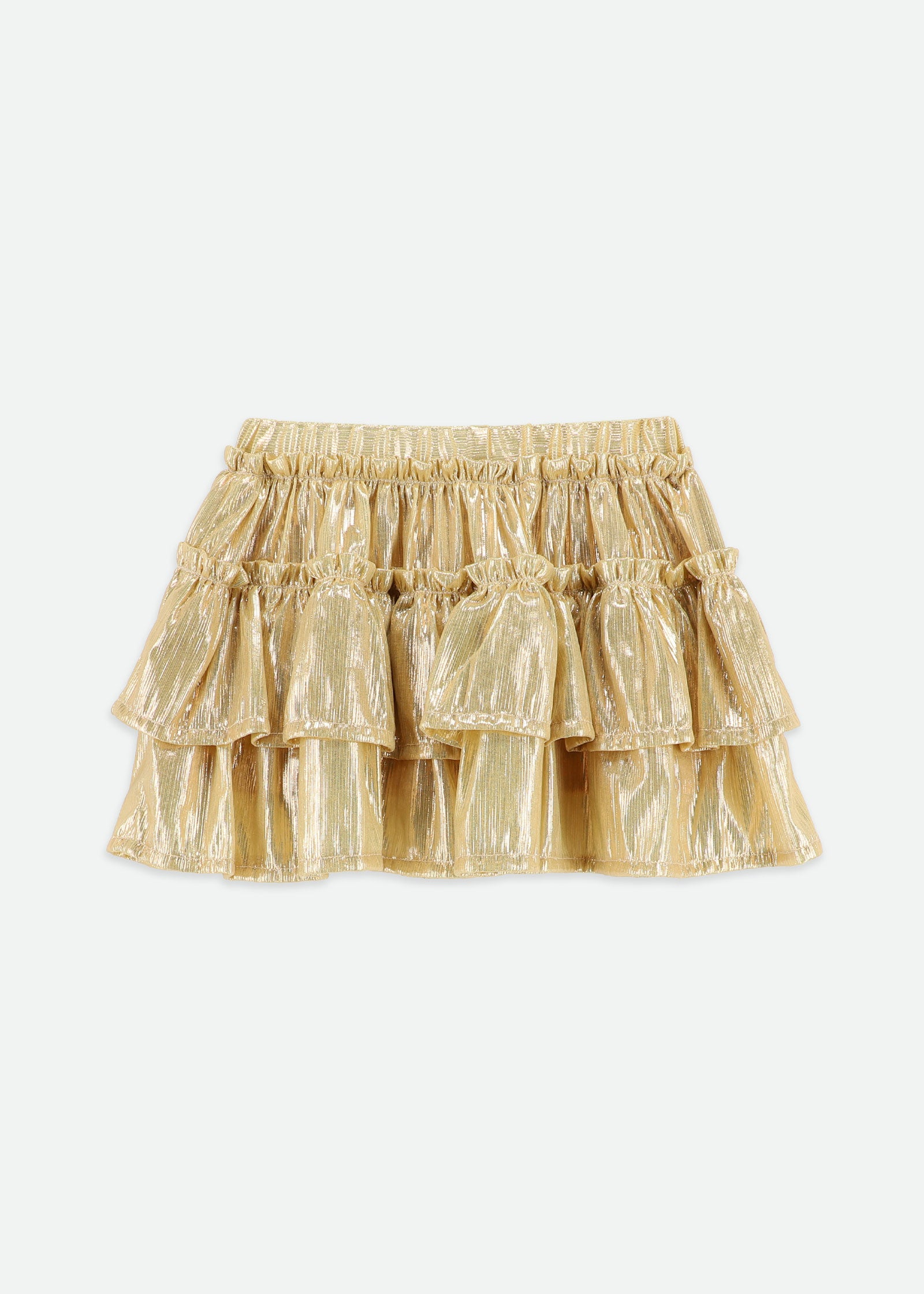 Rock Skirt Gold Metallic