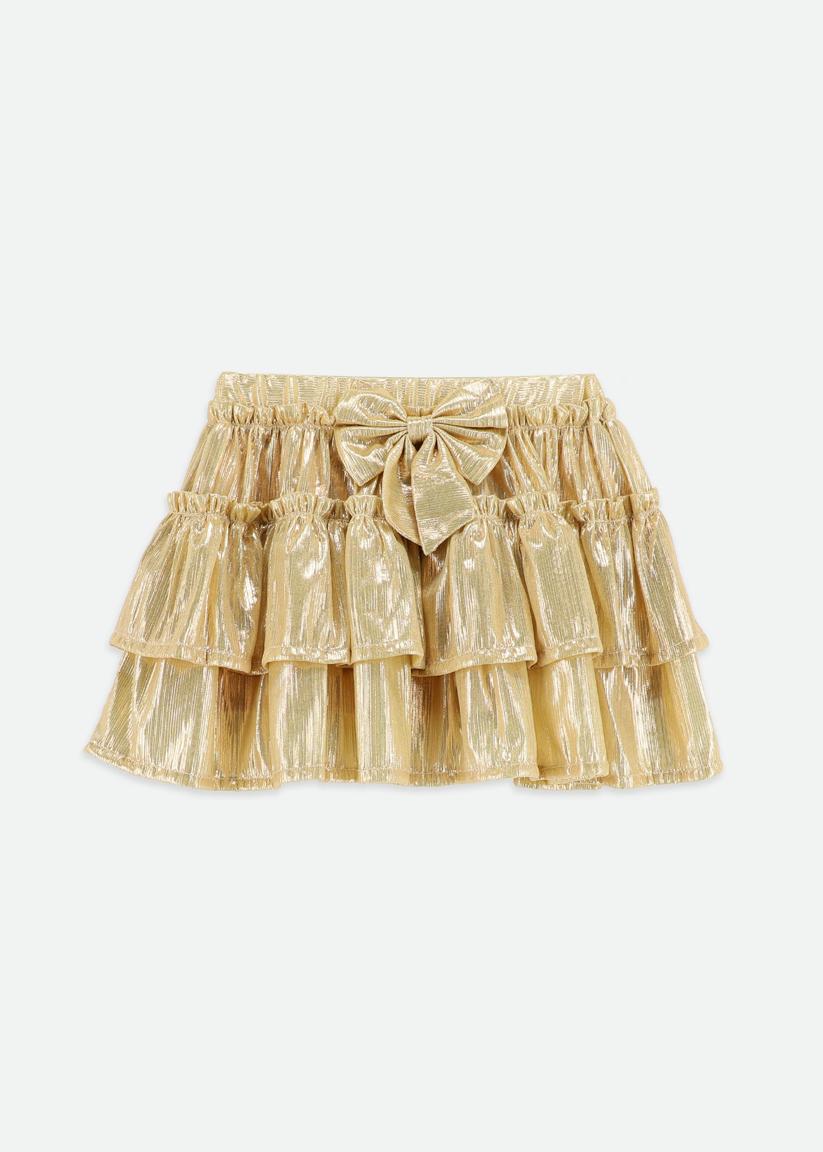 Rock Skirt Gold Metallic