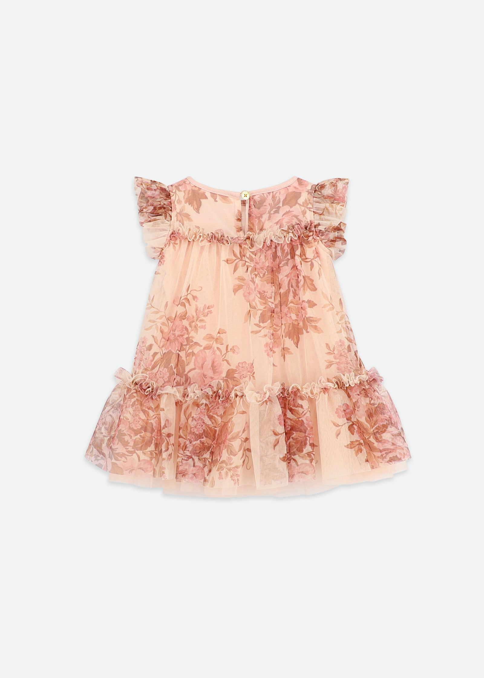 Rosebud Vintage Floral Dress Sweet Blush