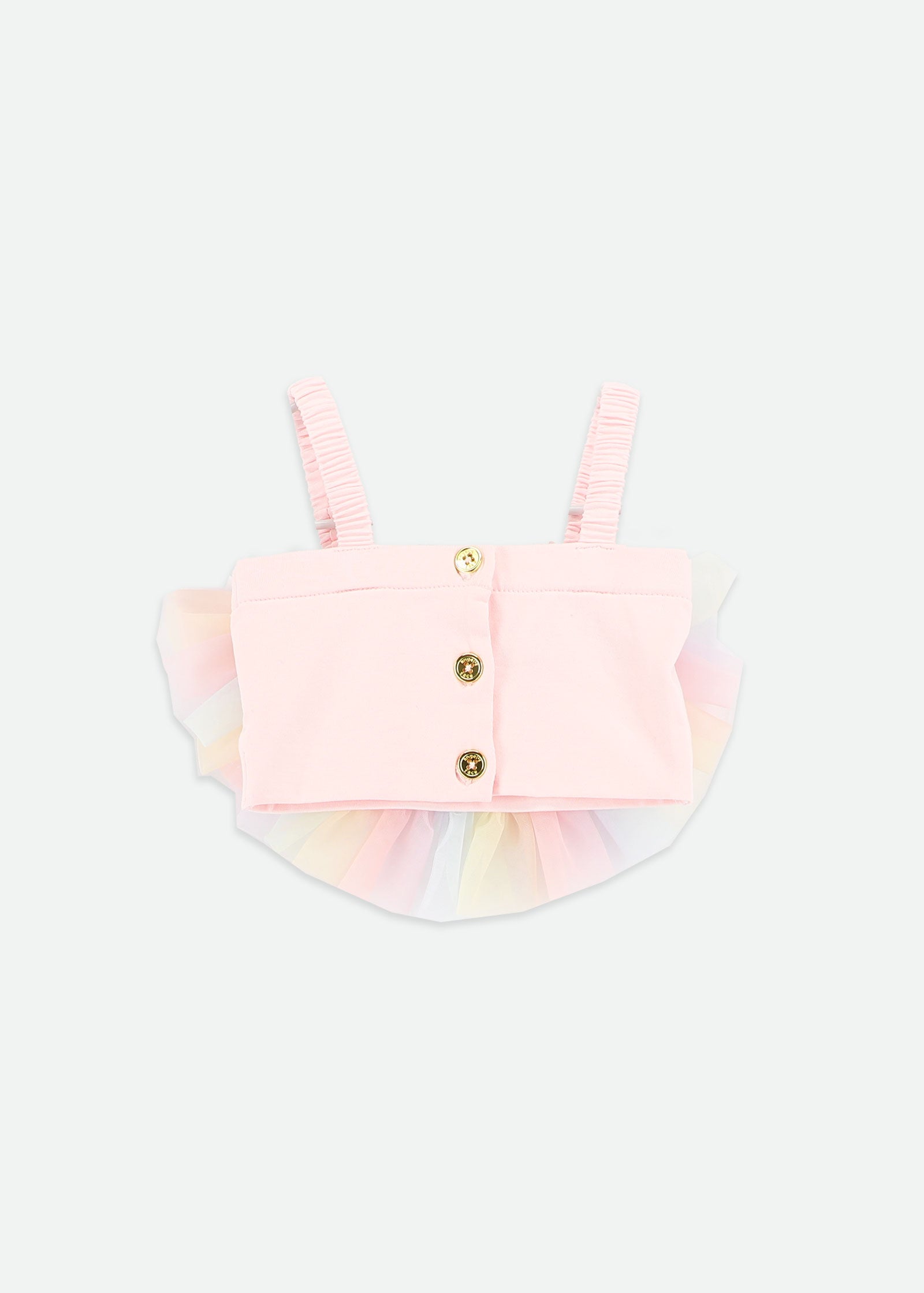 Rosetta Baby Tulle Top Rainbow