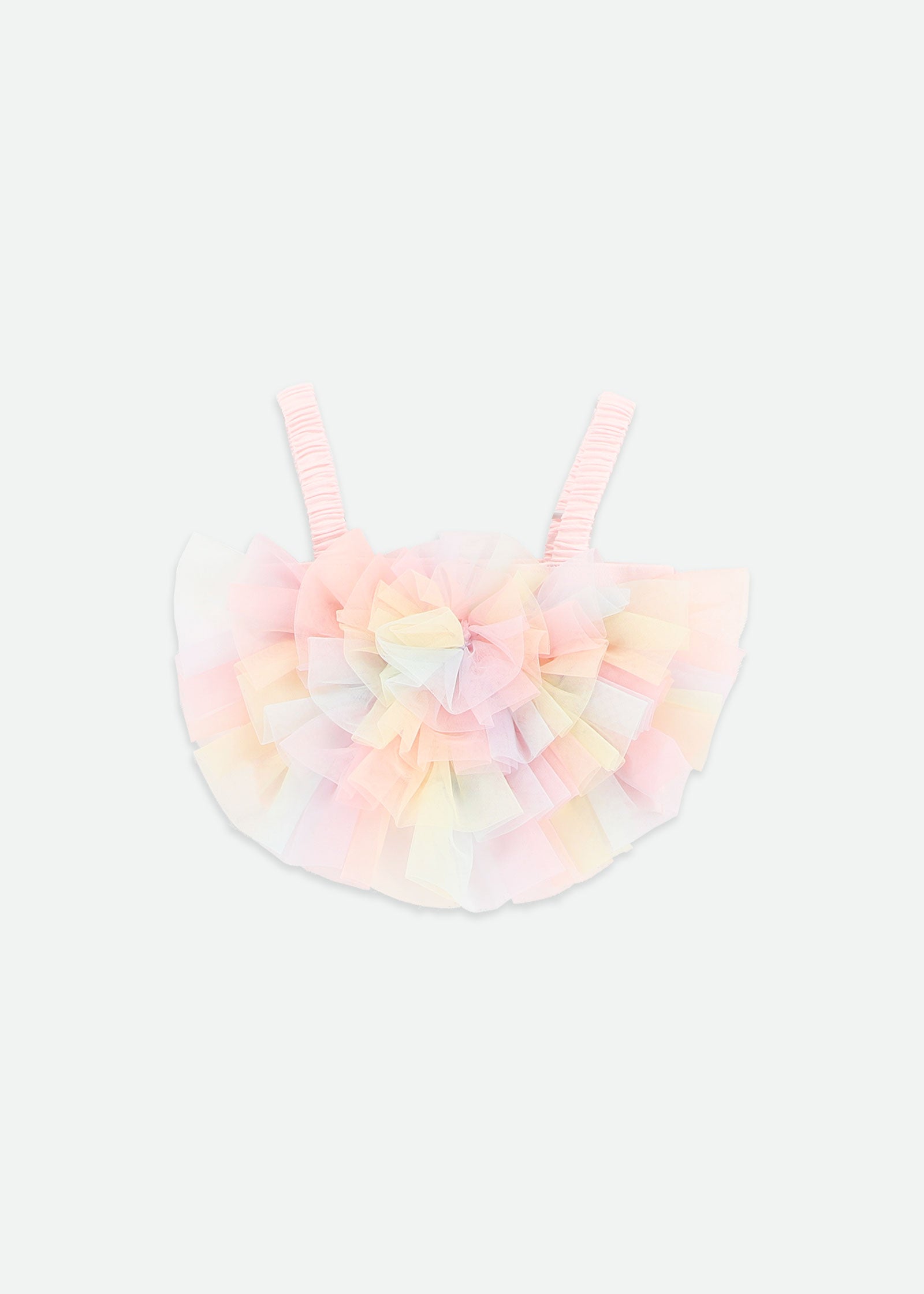 Rosetta Baby Tulle Top Rainbow