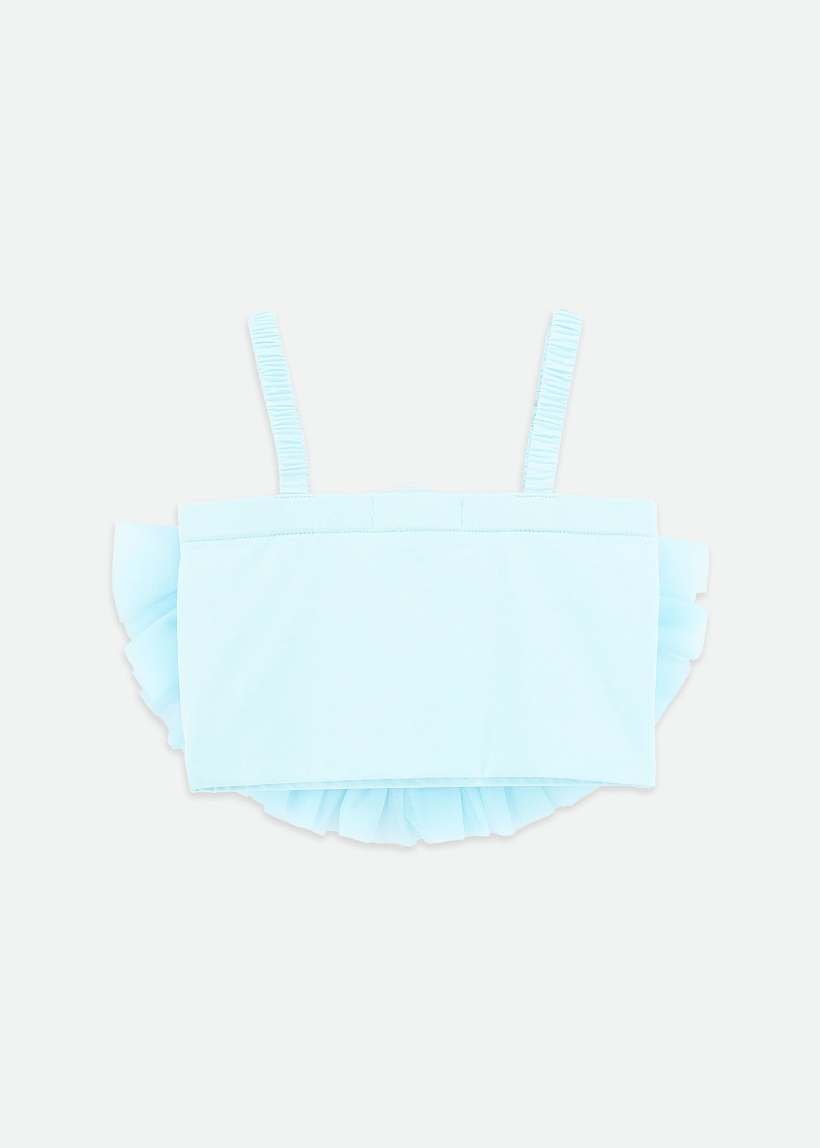 Rosetta Tulle Top Aqua