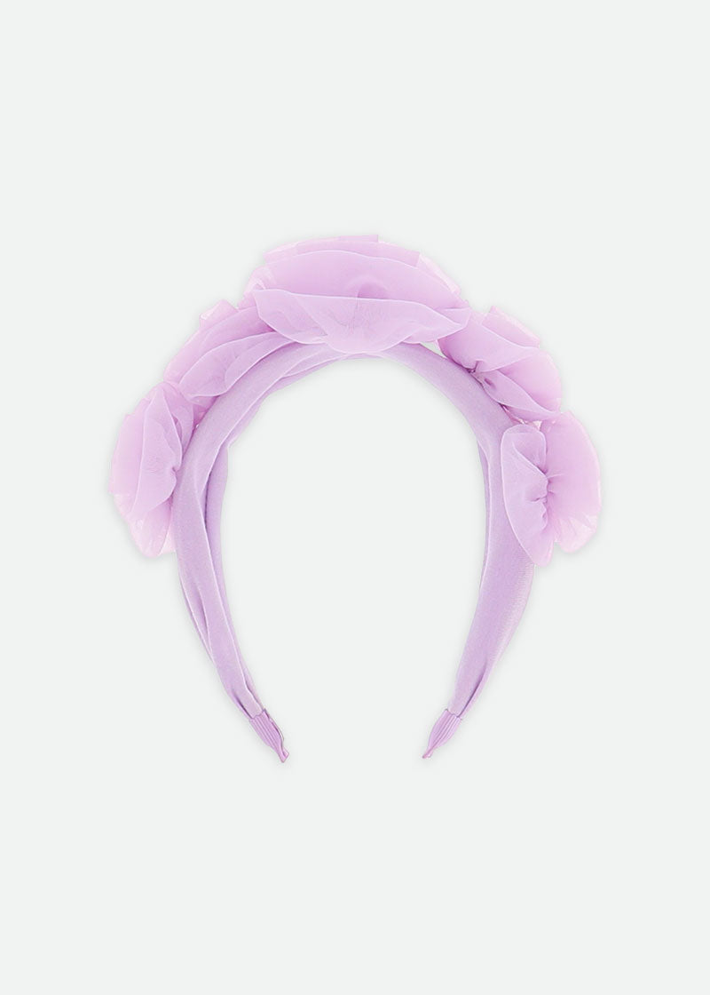 Rosie Tulle Aliceband Lilac