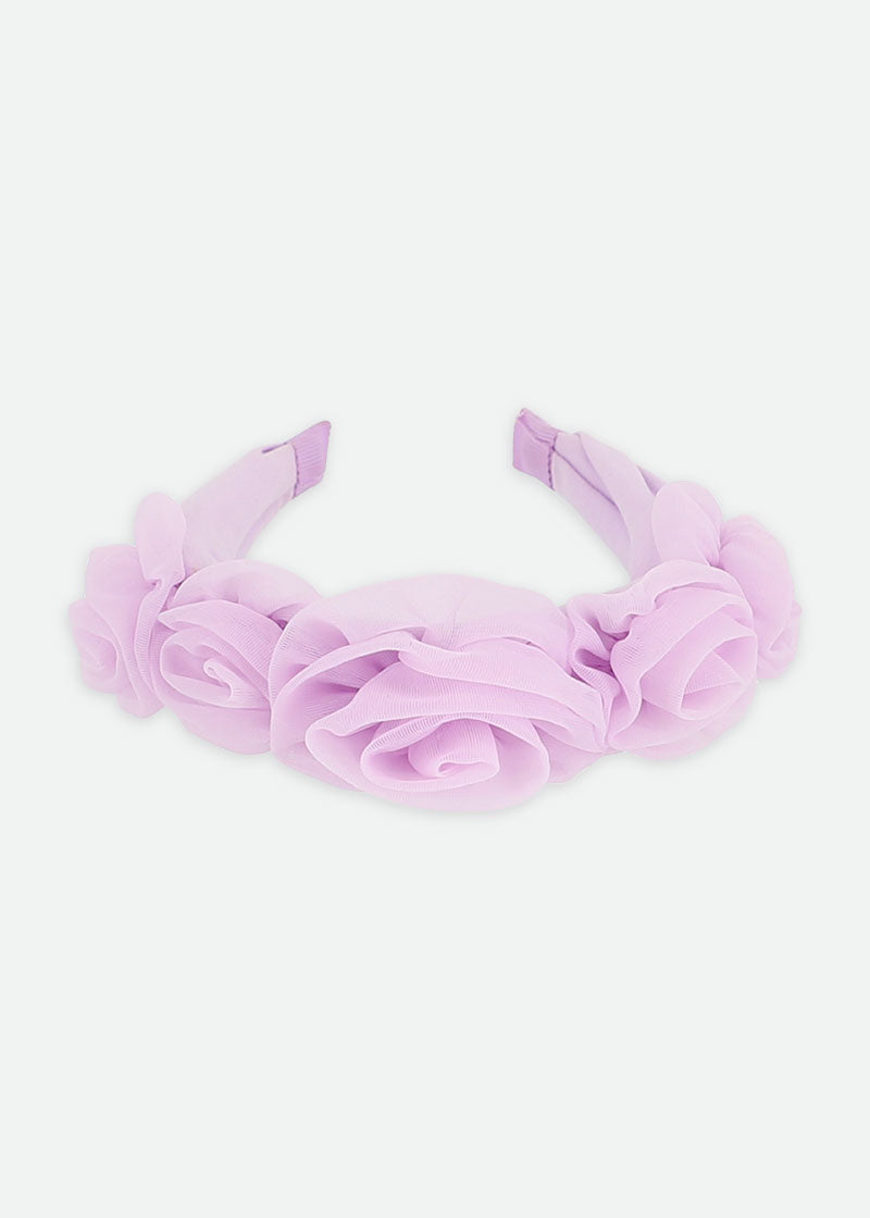 Rosie Tulle Aliceband Lilac