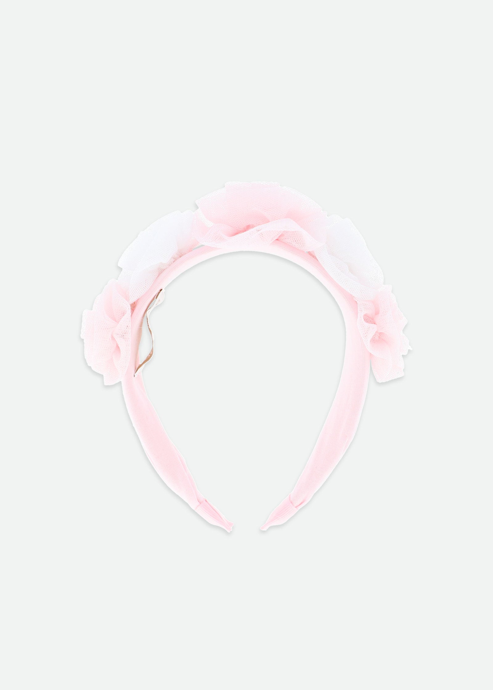 Rosie Tulle Aliceband Snowdrop/Pink