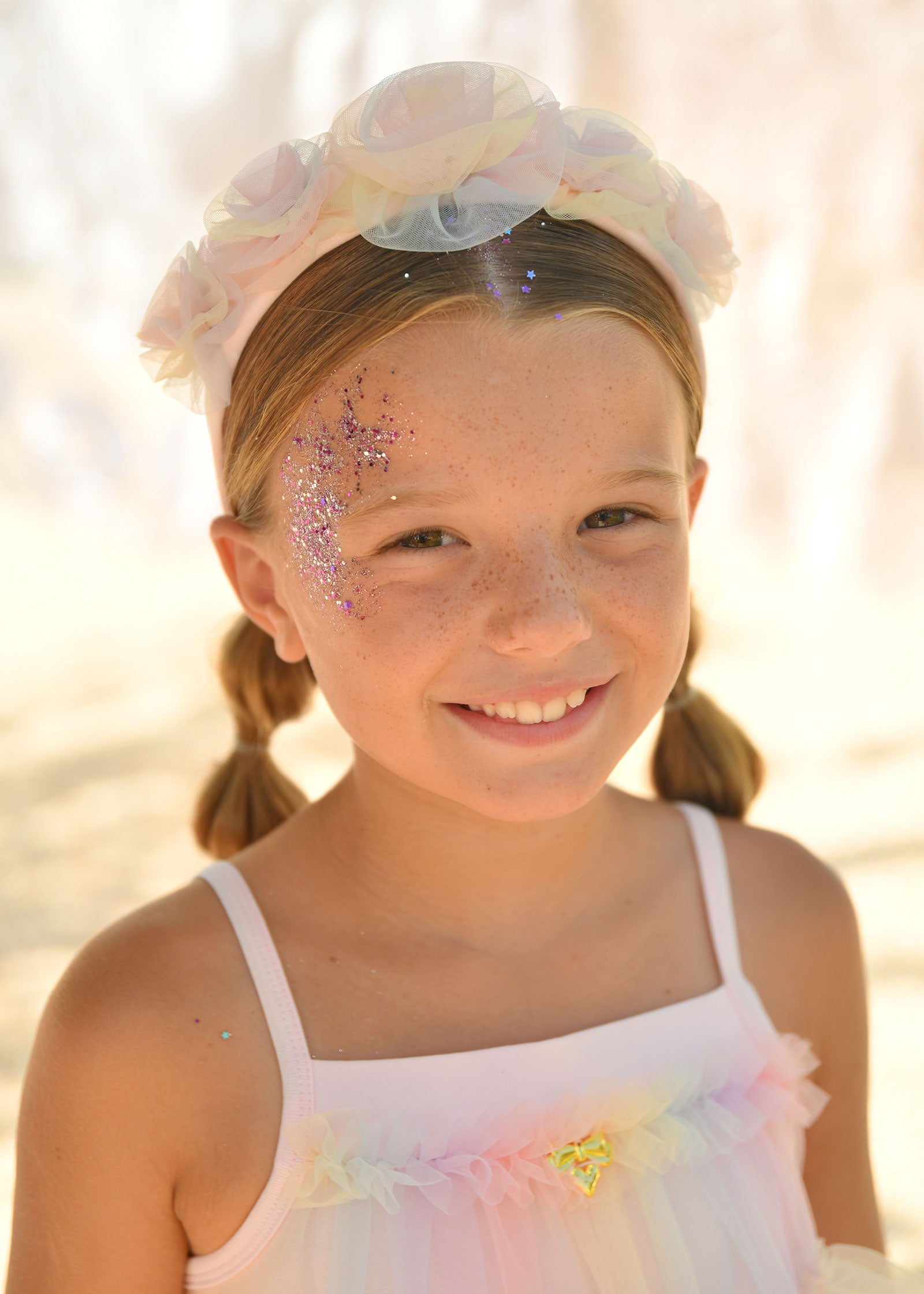 Rosie Tulle Aliceband Rainbow