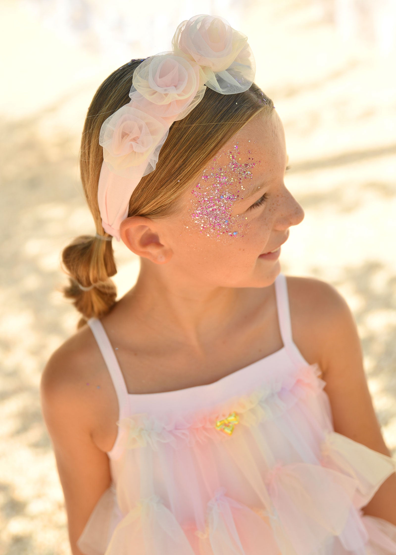 Rosie Tulle Aliceband Rainbow
