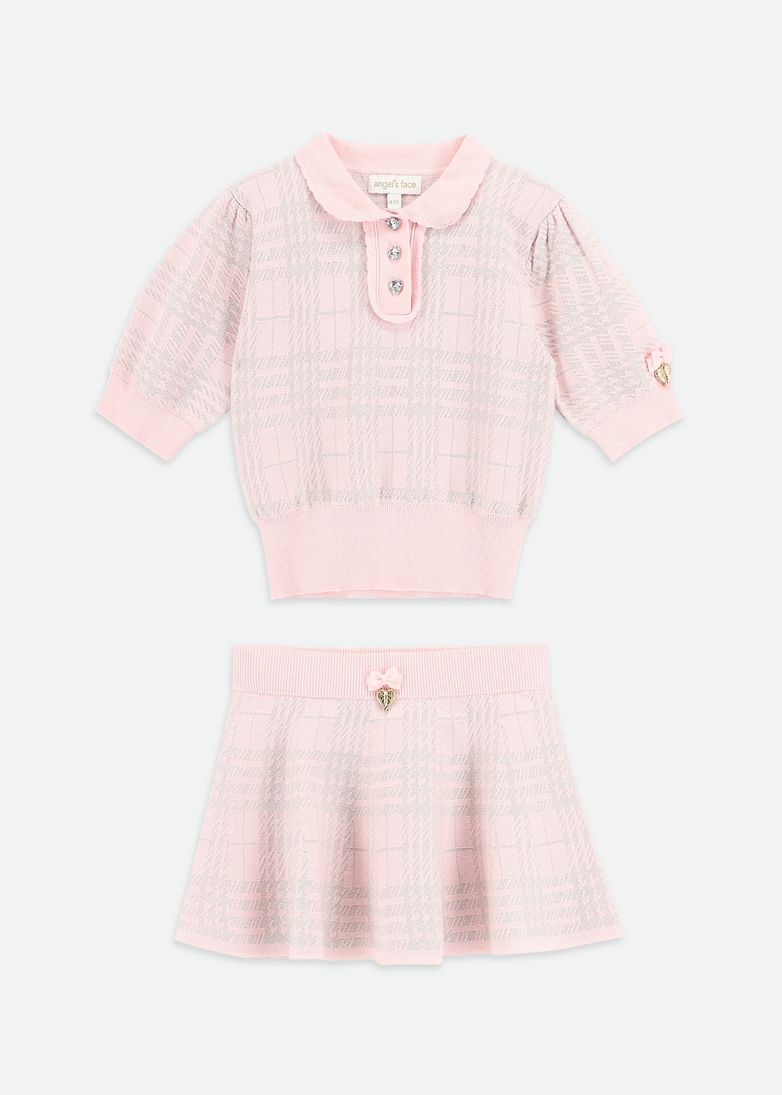 Rosina Knitted Co-ord Fairy Pink