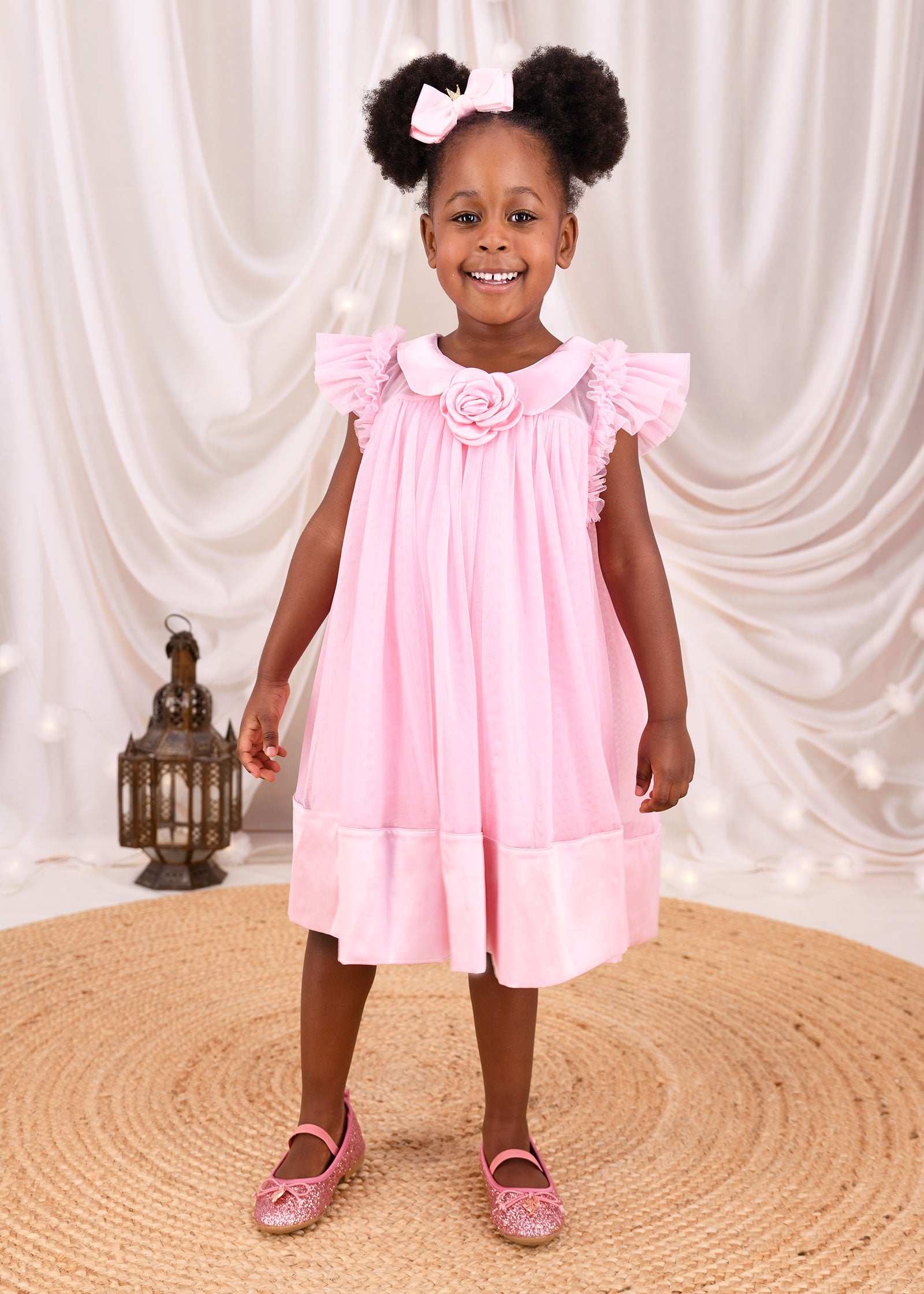 Rozzy Tulle Dress Fairy Pink – Angel's Face