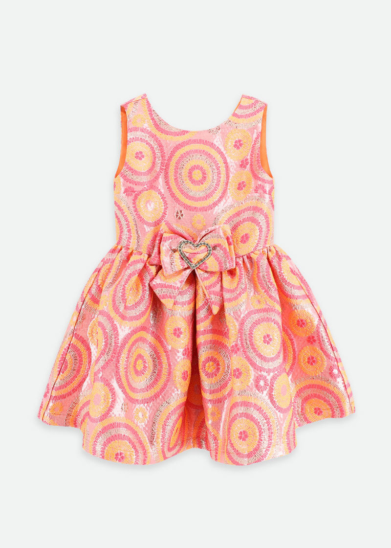 Ruby Circle Dress Orange