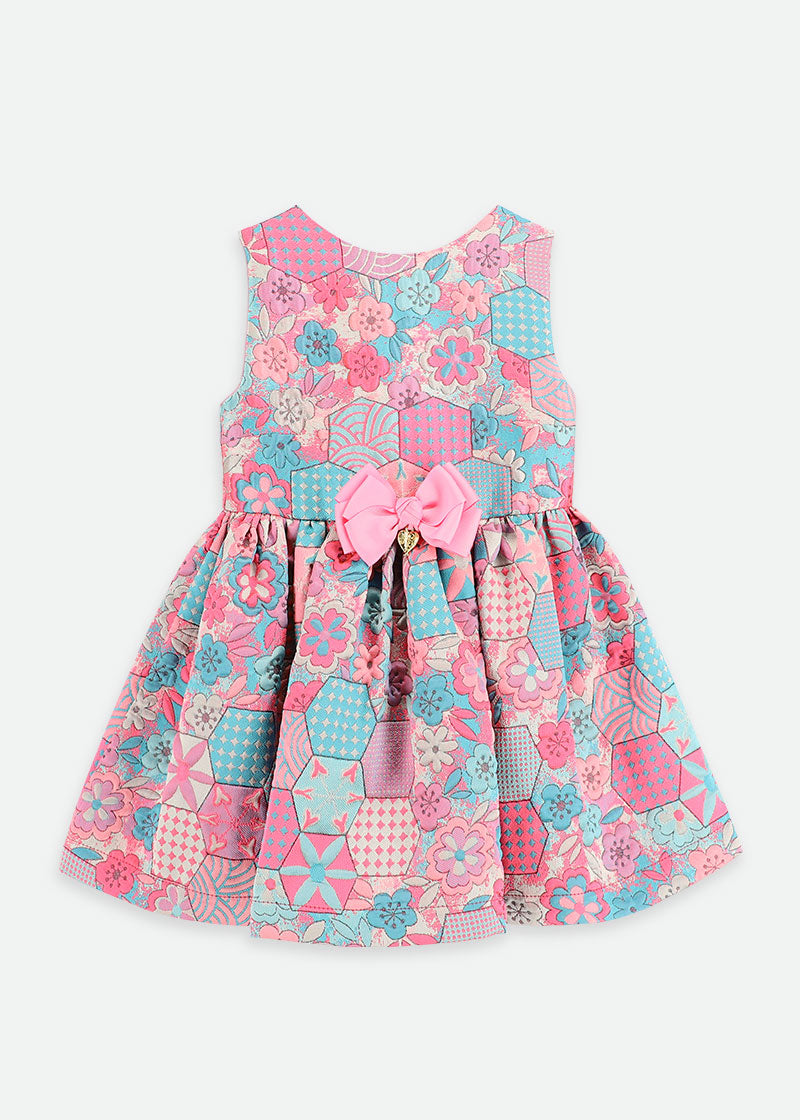 Ruby Hexa Dress Rose Multi