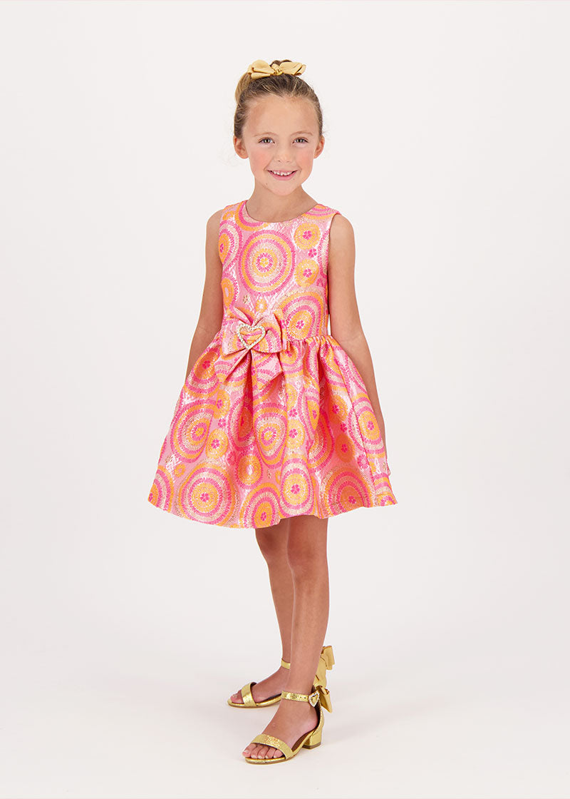 Ruby Circle Dress Orange – Angel's Face