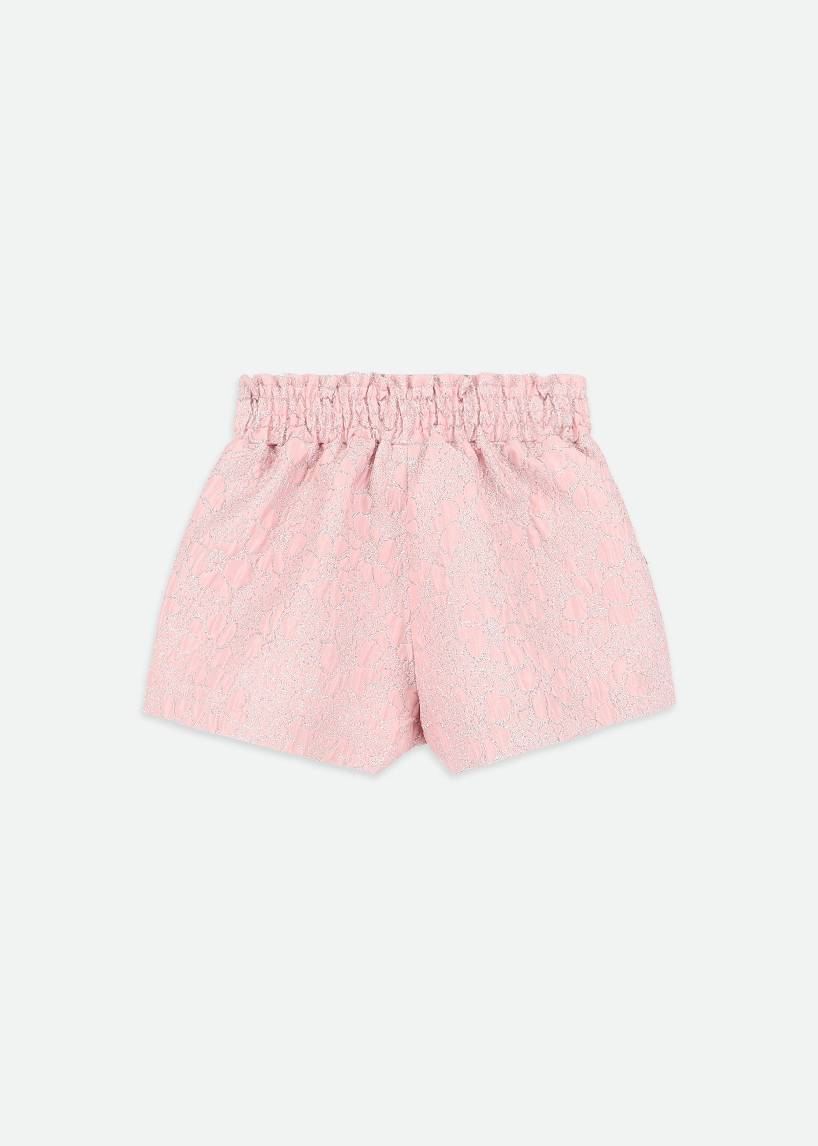 Ruthie Flower Jacquard Short Pink