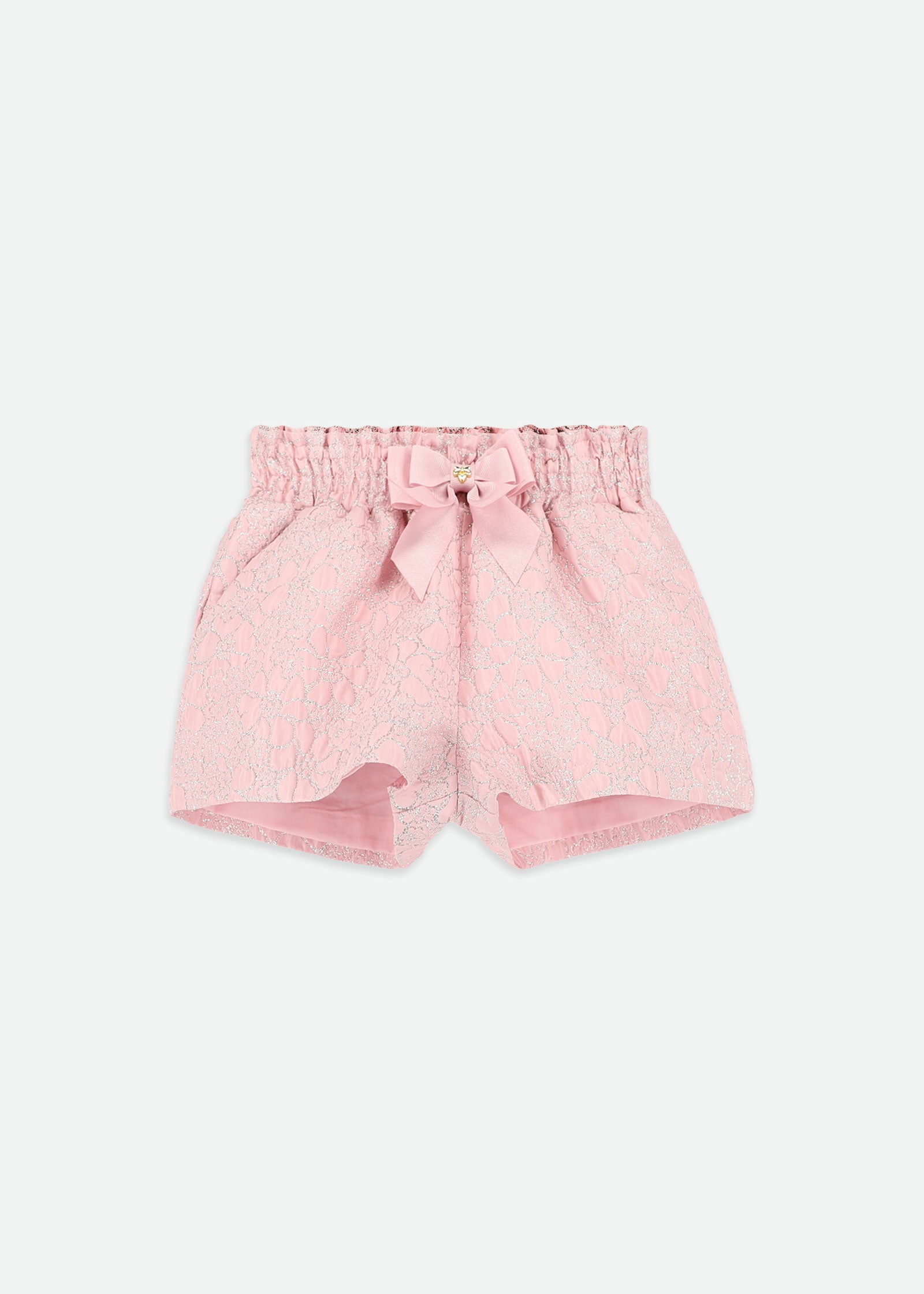 Ruthie Flower Jacquard Short Pink