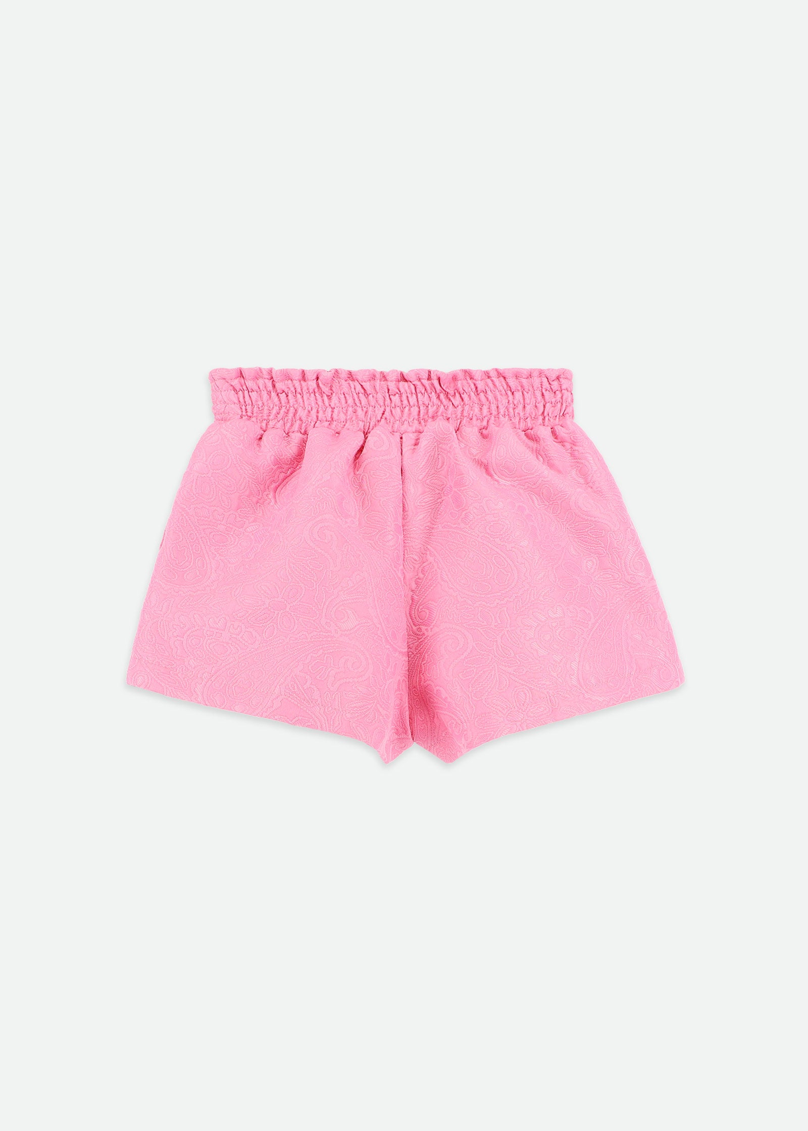 Ruthie Bow Jacquard Shorts Begonia Pink