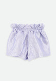 Ruthie Metallic Shorts Lilac