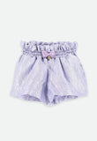 Ruthie Metallic Shorts Lilac