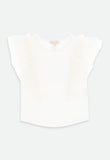 Saige Vest Top Snowdrop